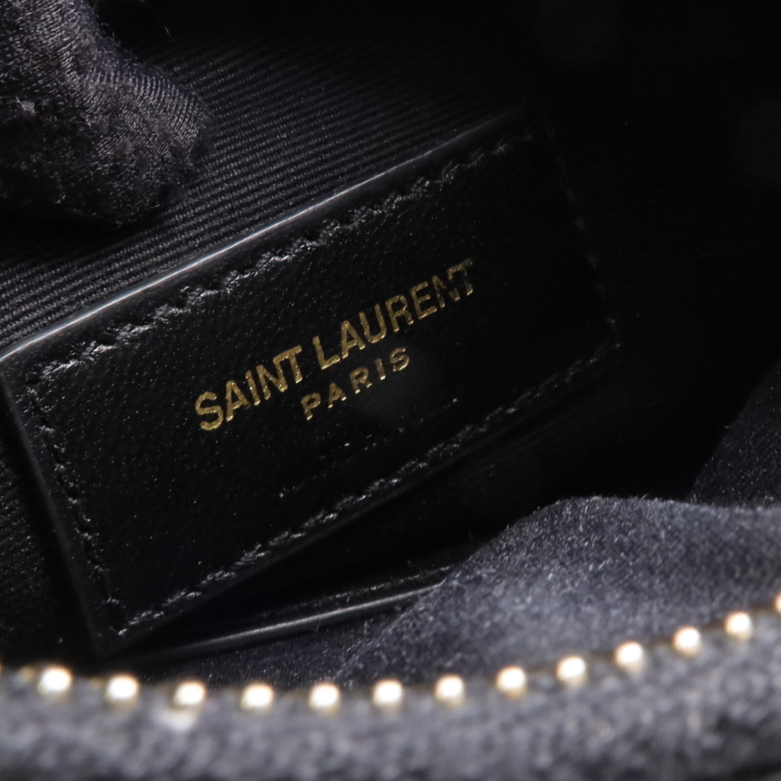SAINT LAURENT 牛皮皮革Pouch手拿包