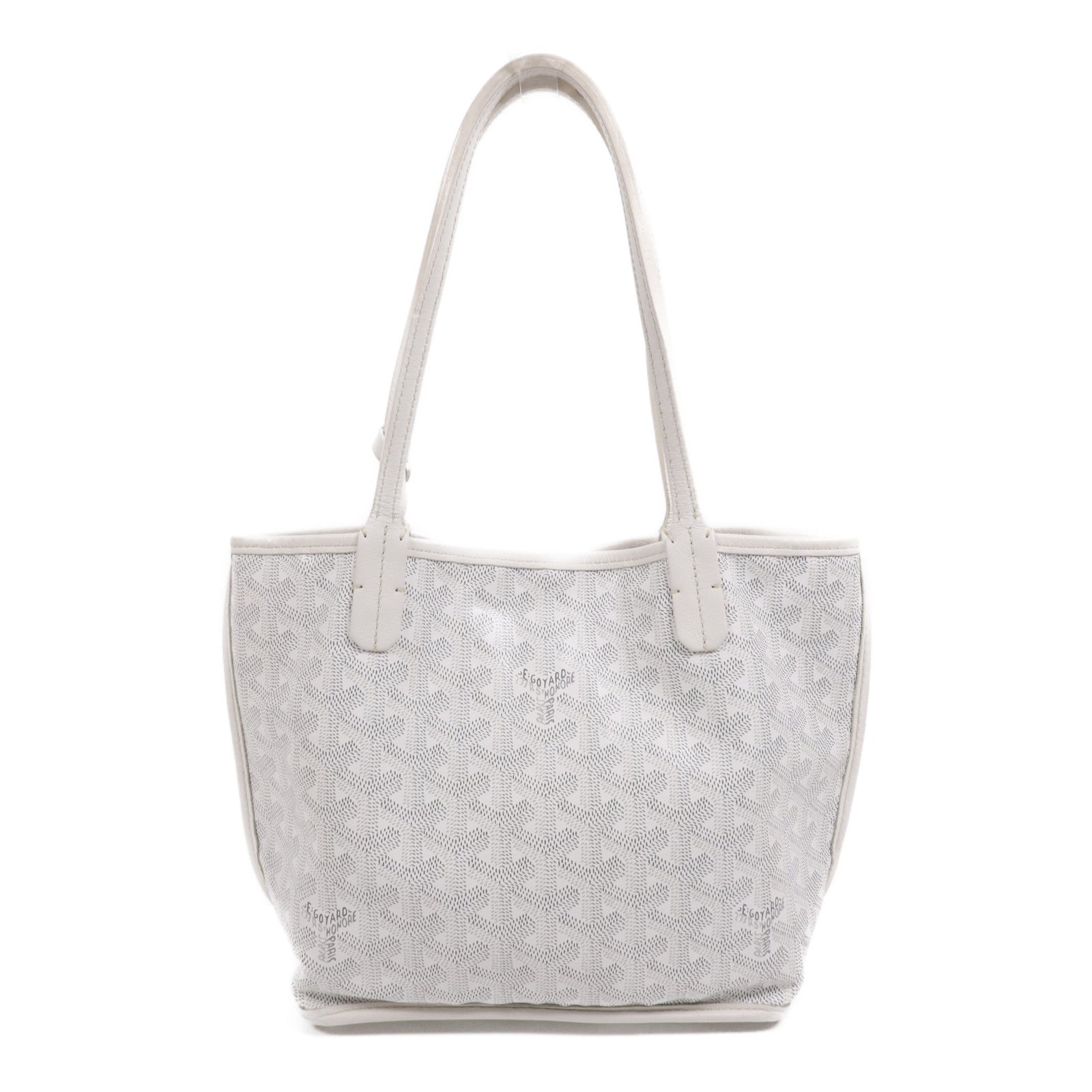 GOYARD 塗層帆布Anjou Mini Bag銀扣肩背袋