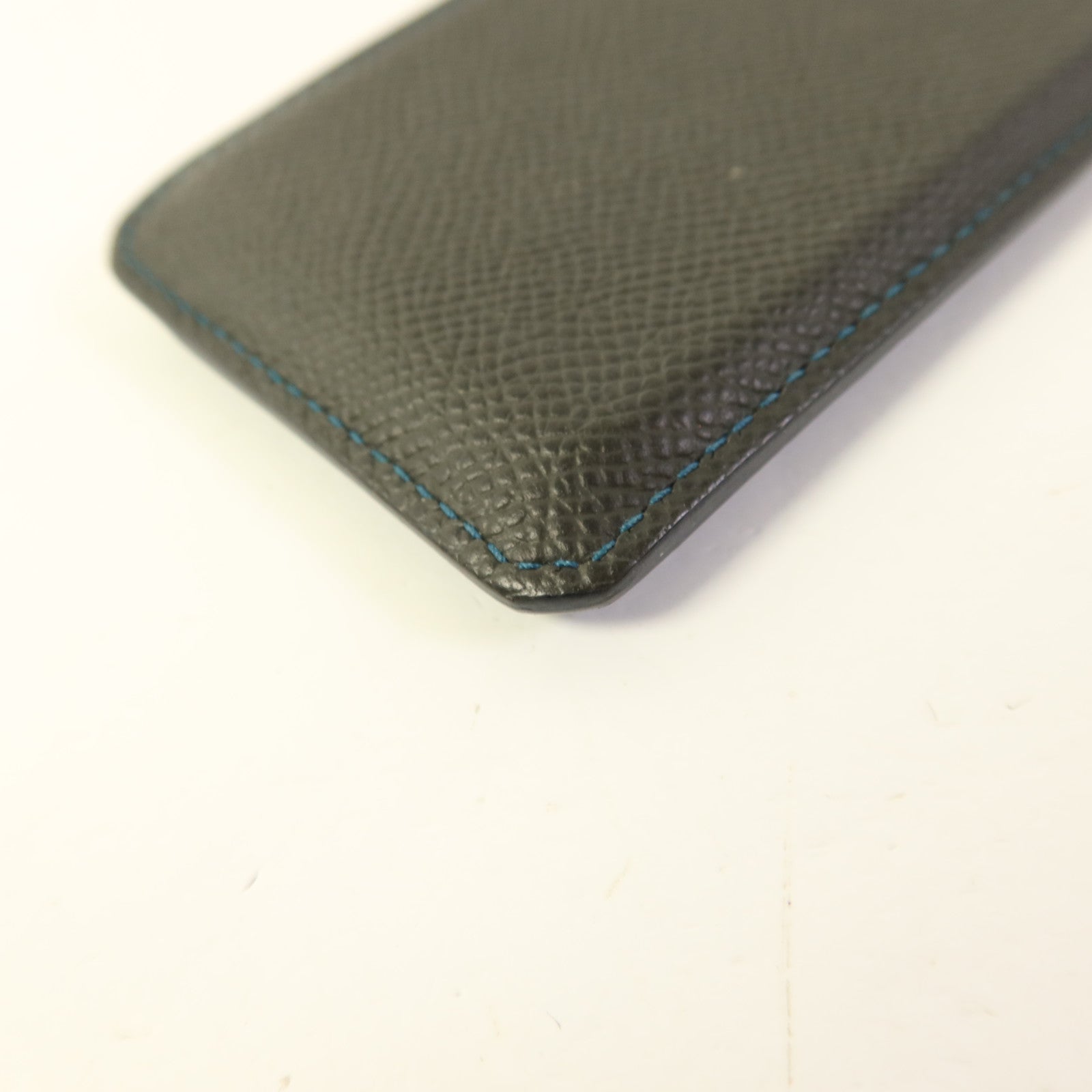 HERMES Epsom皮革Card Case卡片套Vert Cypres