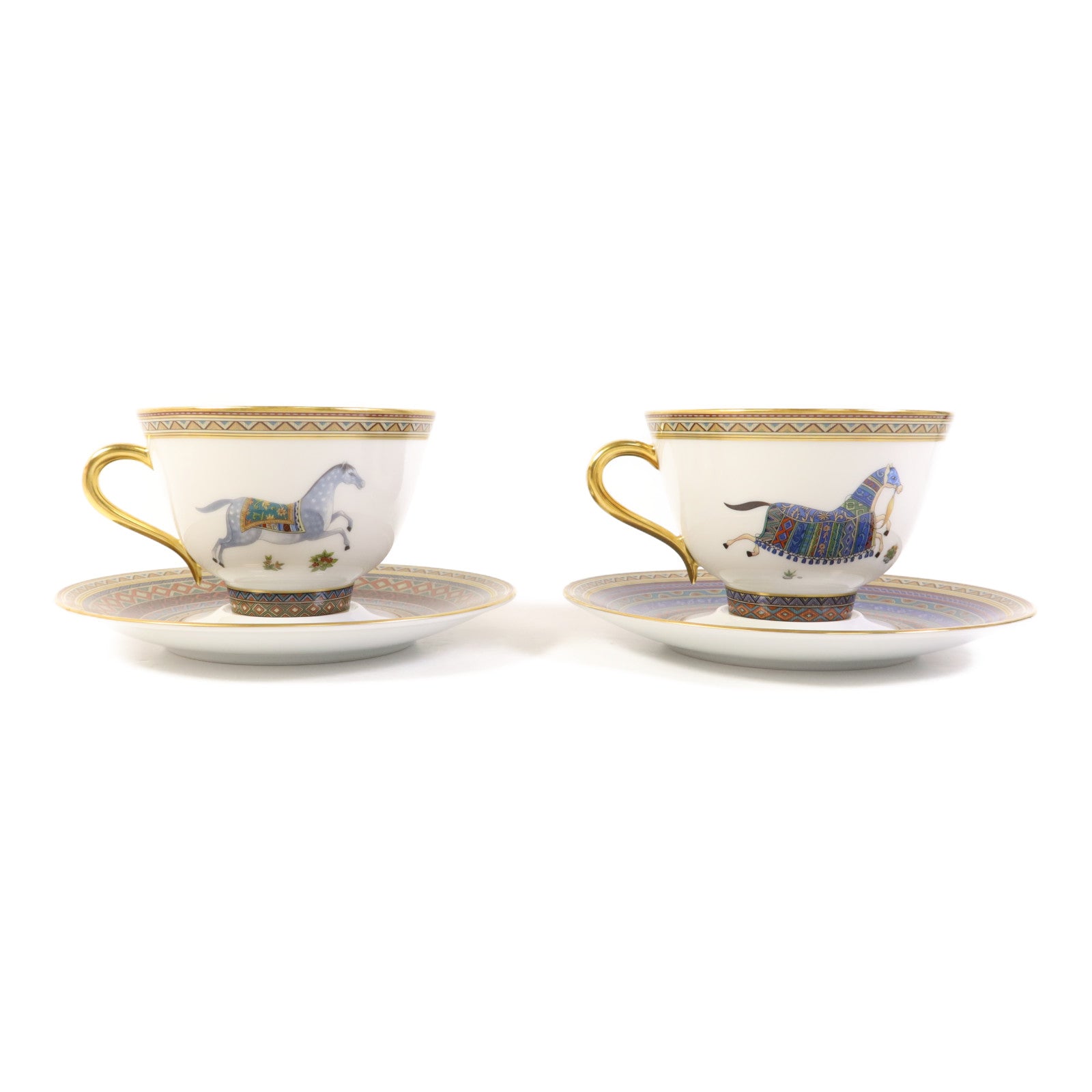 HERMES Cheval d’Orient tea cup and saucer