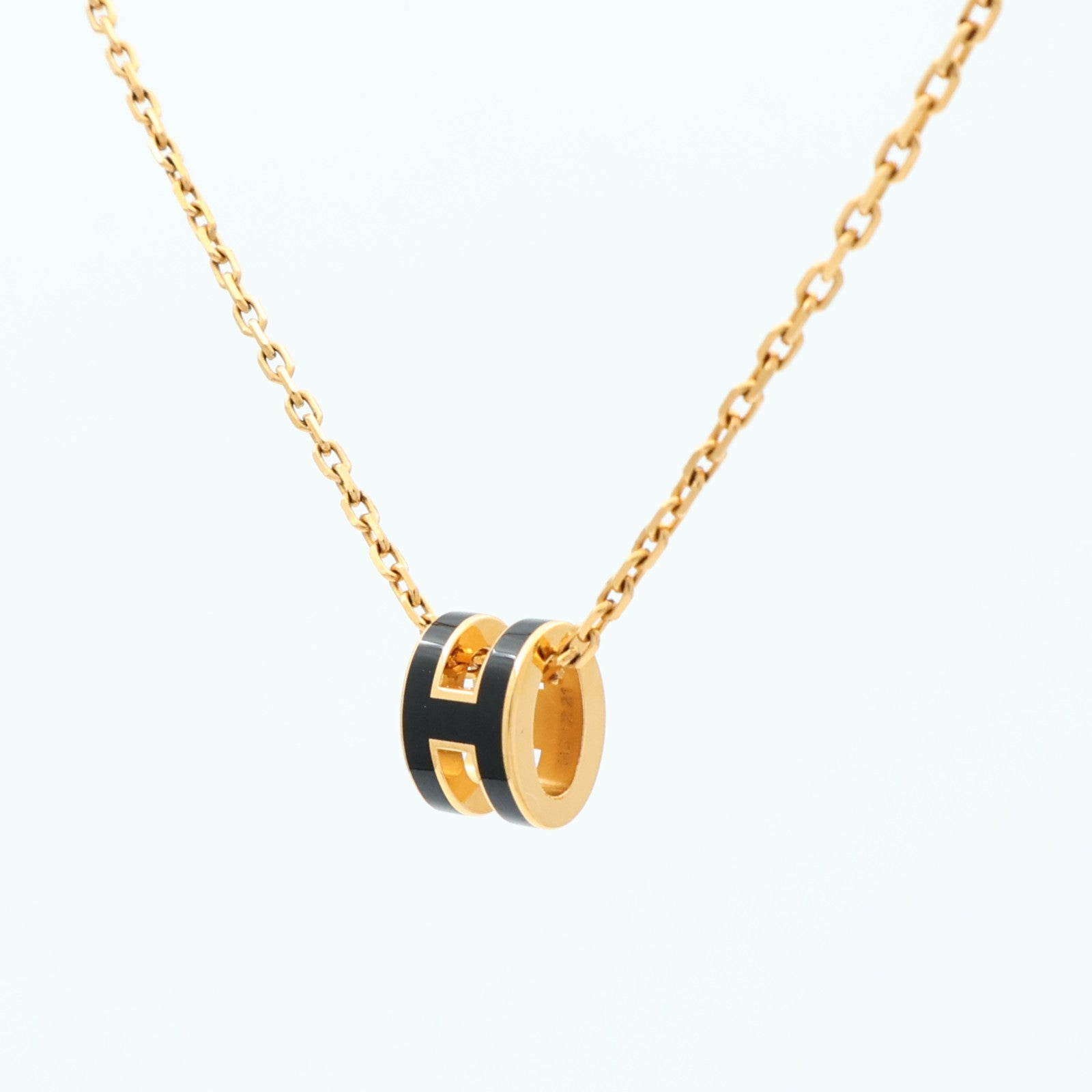 HERMES 金屬Mini Pop H項鍊