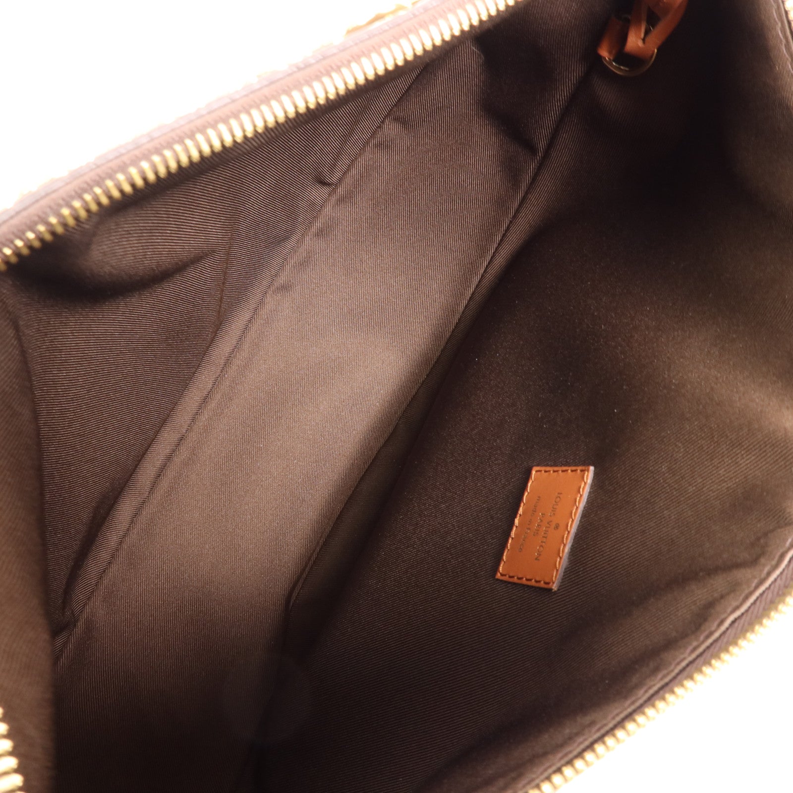 LOUIS VUITTON Monogram Reverse Loop Hobo金扣手挽肩背兩用袋