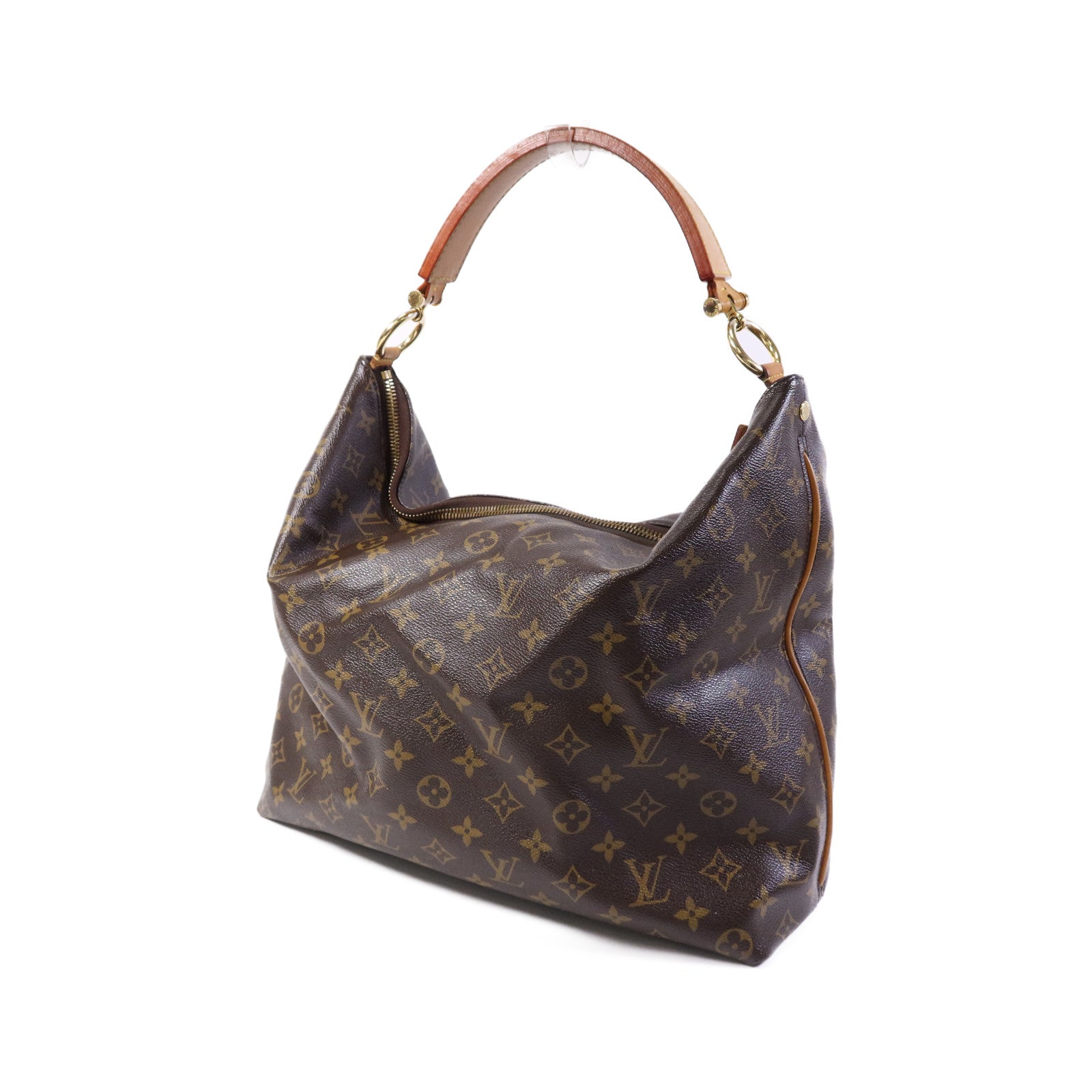 LOUIS VUITTON Monogram Sully MM金扣手挽袋