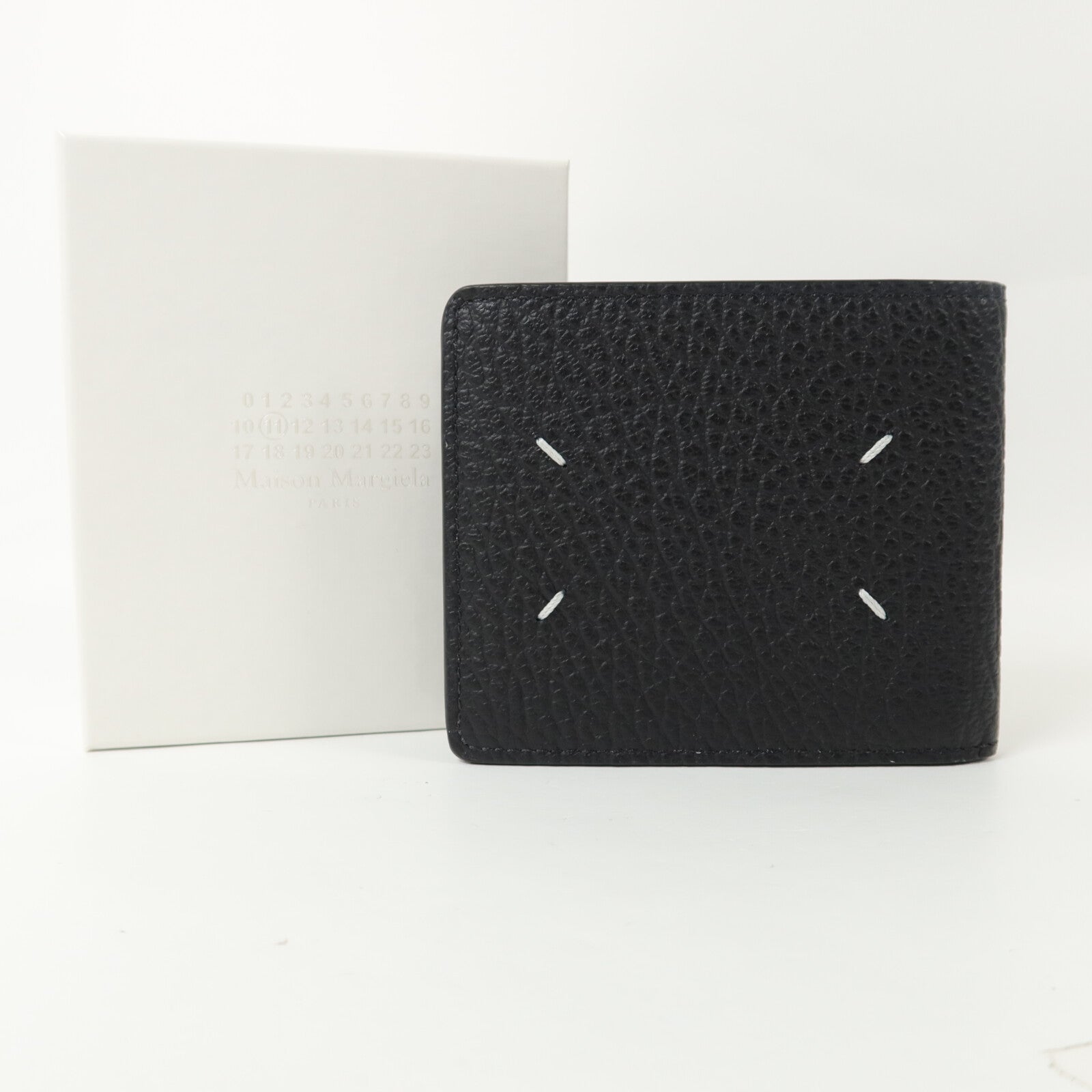 SELECTION 牛皮皮革Four Stitches Cardholder錢包