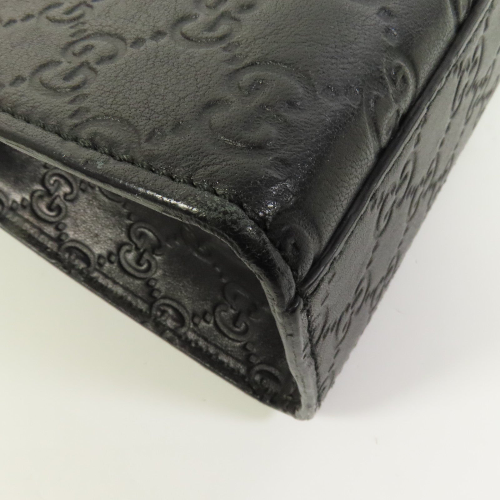 GUCCI 牛皮皮革Emily金扣鏈帶肩背袋