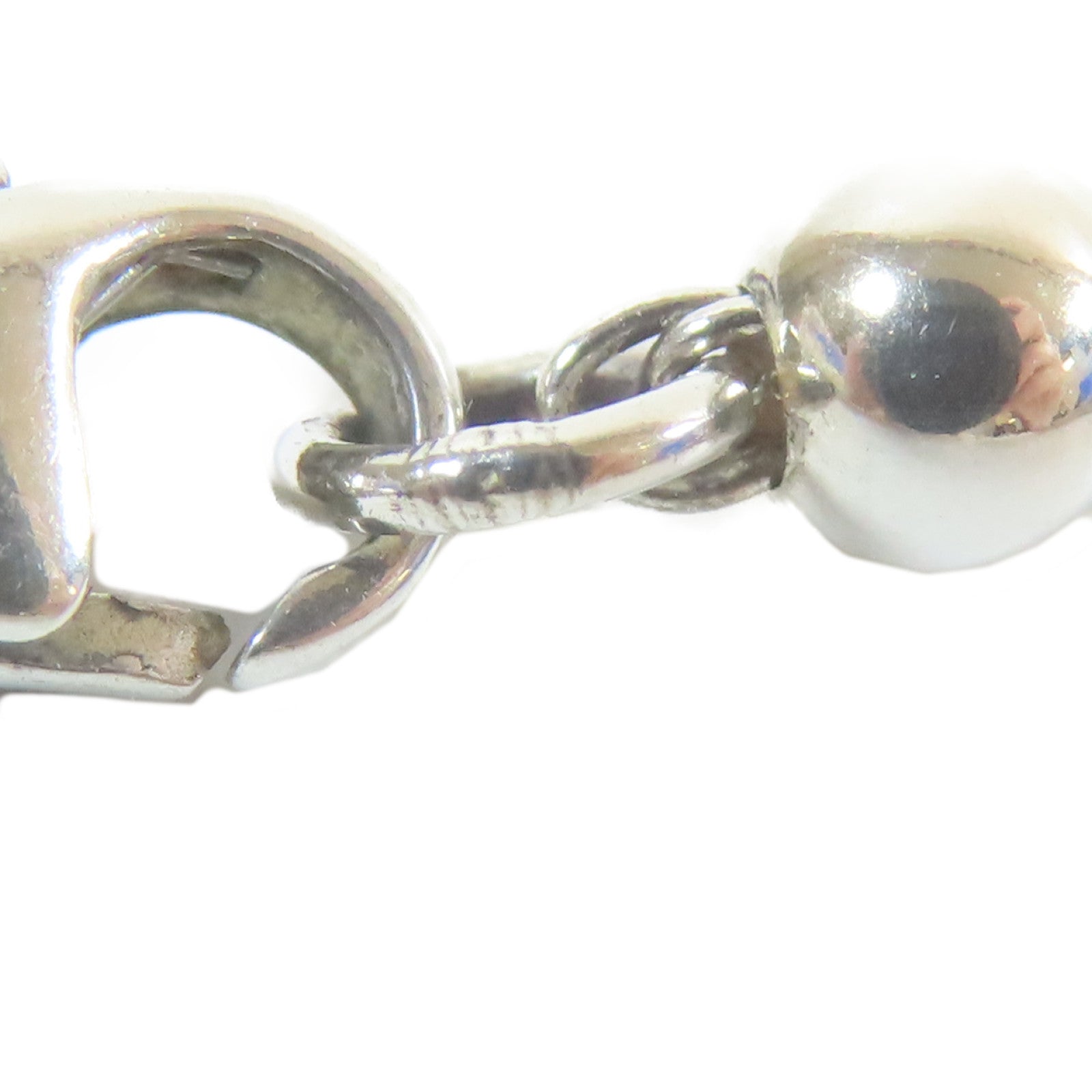 TIFFANY＆CO 925純銀Heart Tag Bead項鍊#45cm