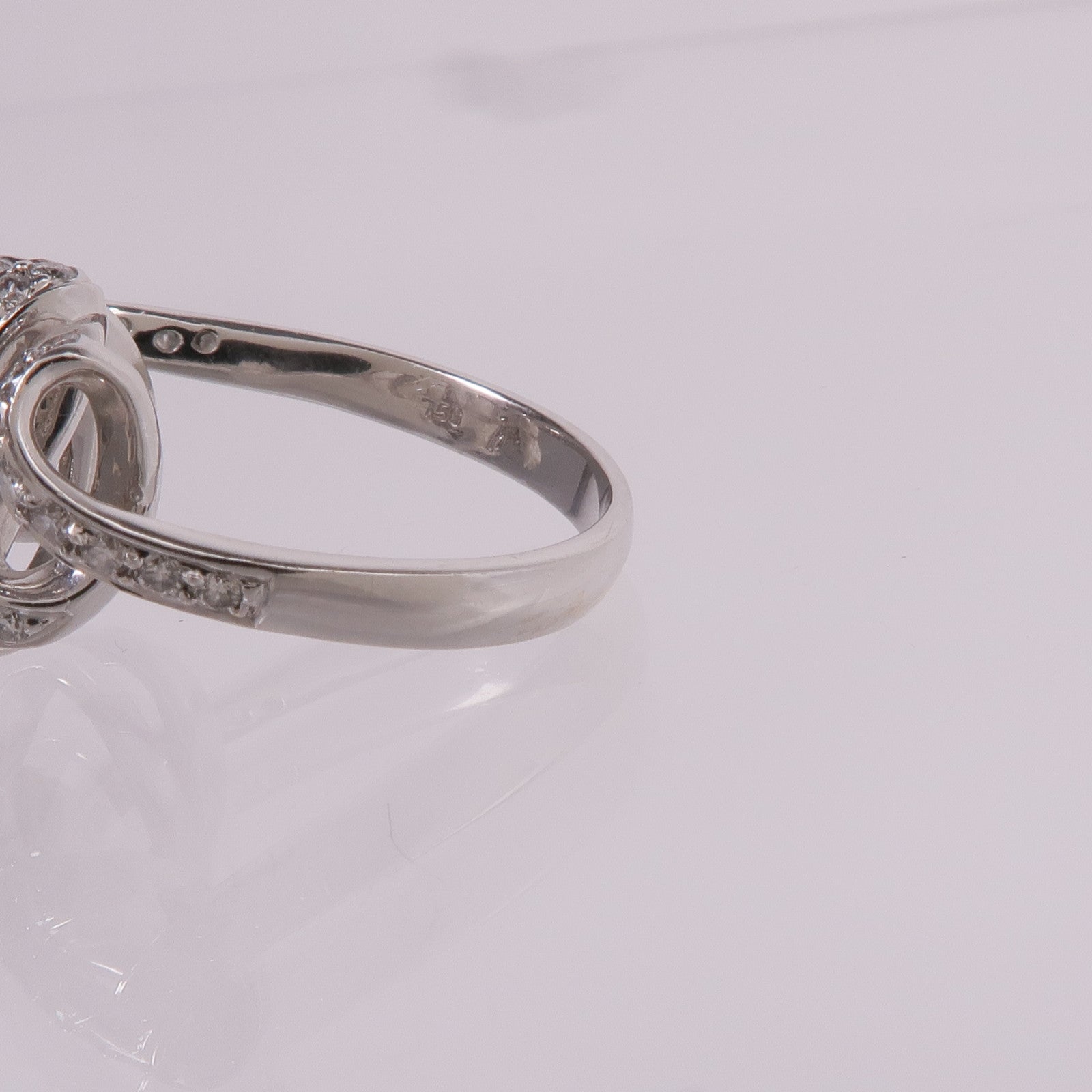 JEWELRY 【激減優惠】18K白金Diamond Ring鑽石戒指US#5.5