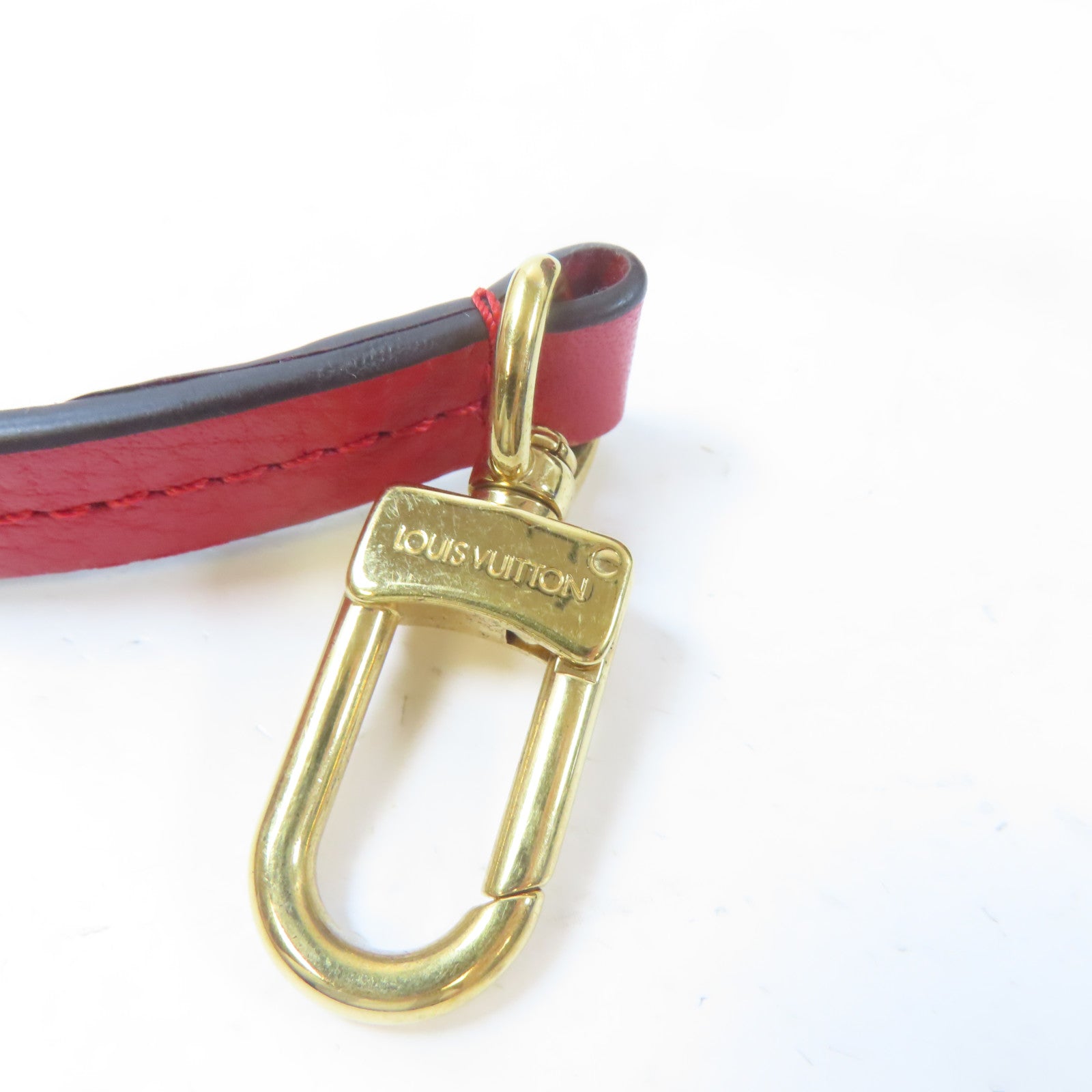 LOUIS VUITTON Monogram Retiro PM金扣手挽肩背兩用袋啡色/紅色