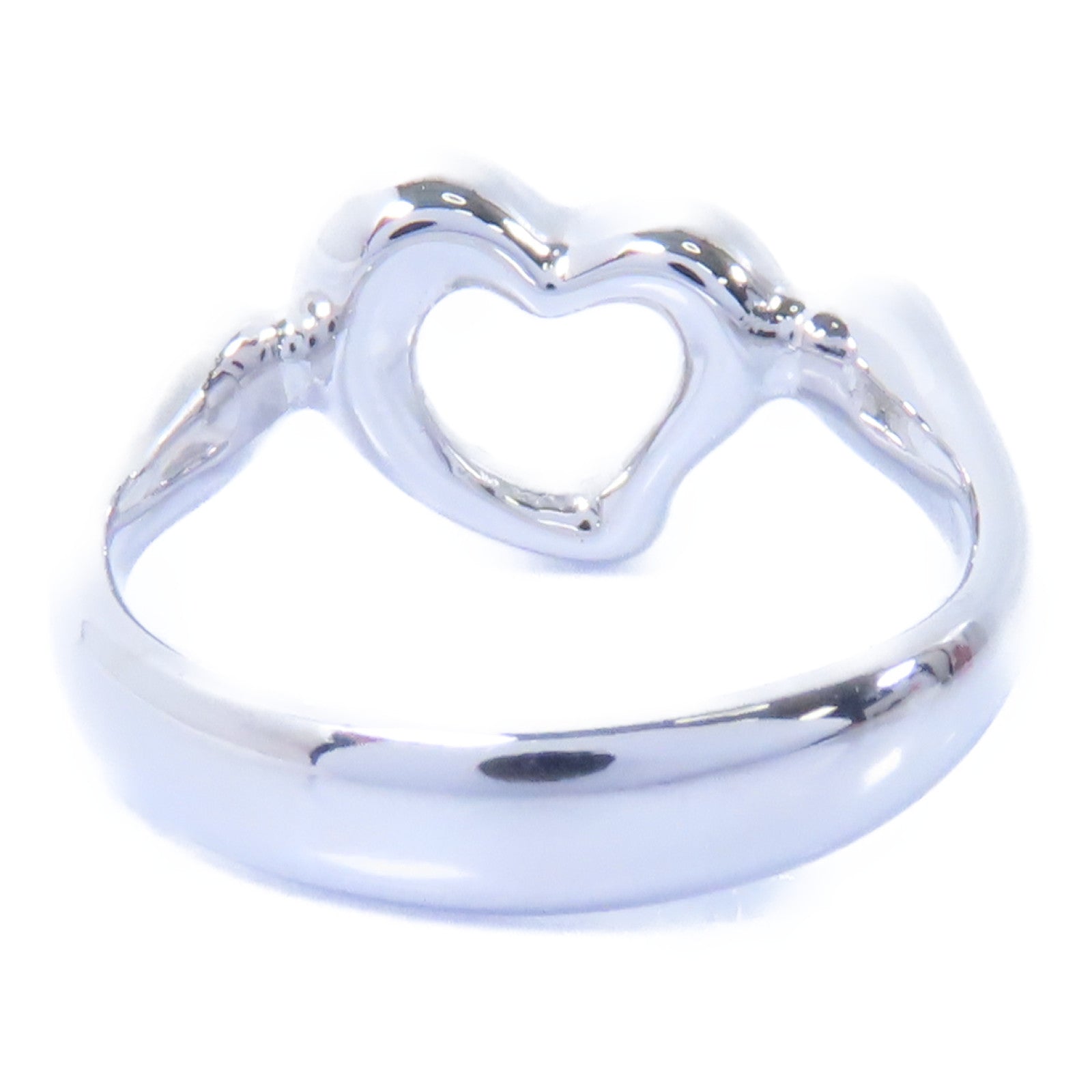 TIFFANY＆CO 【激減優惠】PT950鉑金Open Heart Ring戒指US#3.5