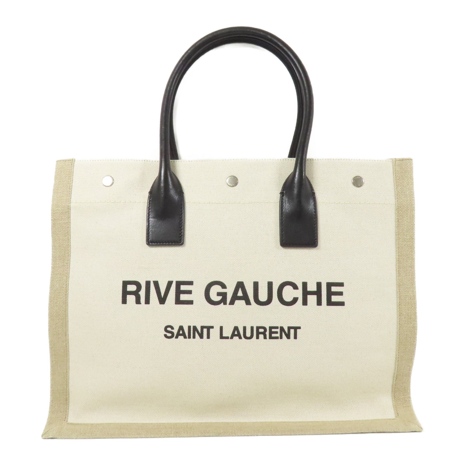 SAINT LAURENT 帆布Rive Gauche Tote手挽袋