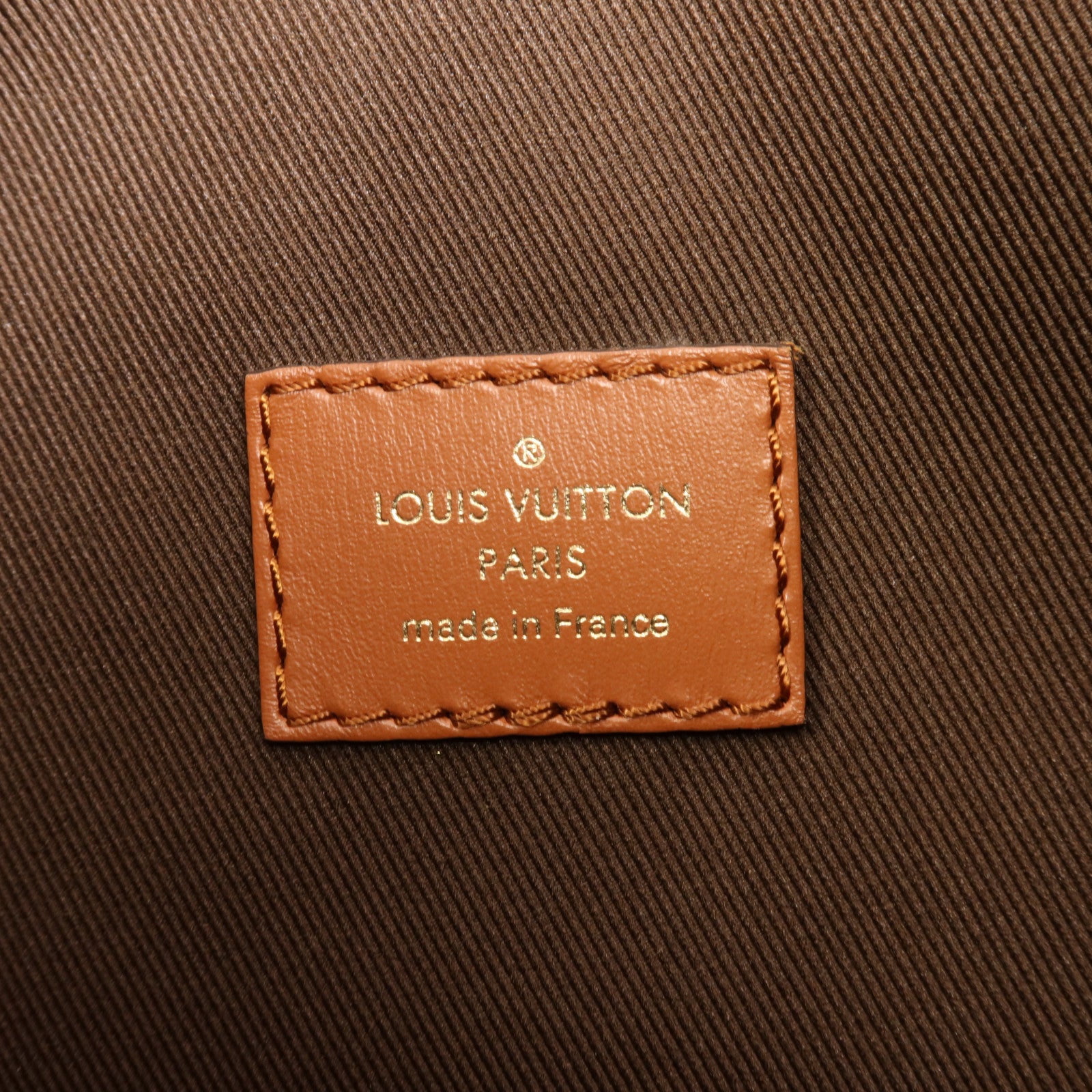 LOUIS VUITTON Monogram Reverse Loop Hobo金扣手挽肩背兩用袋