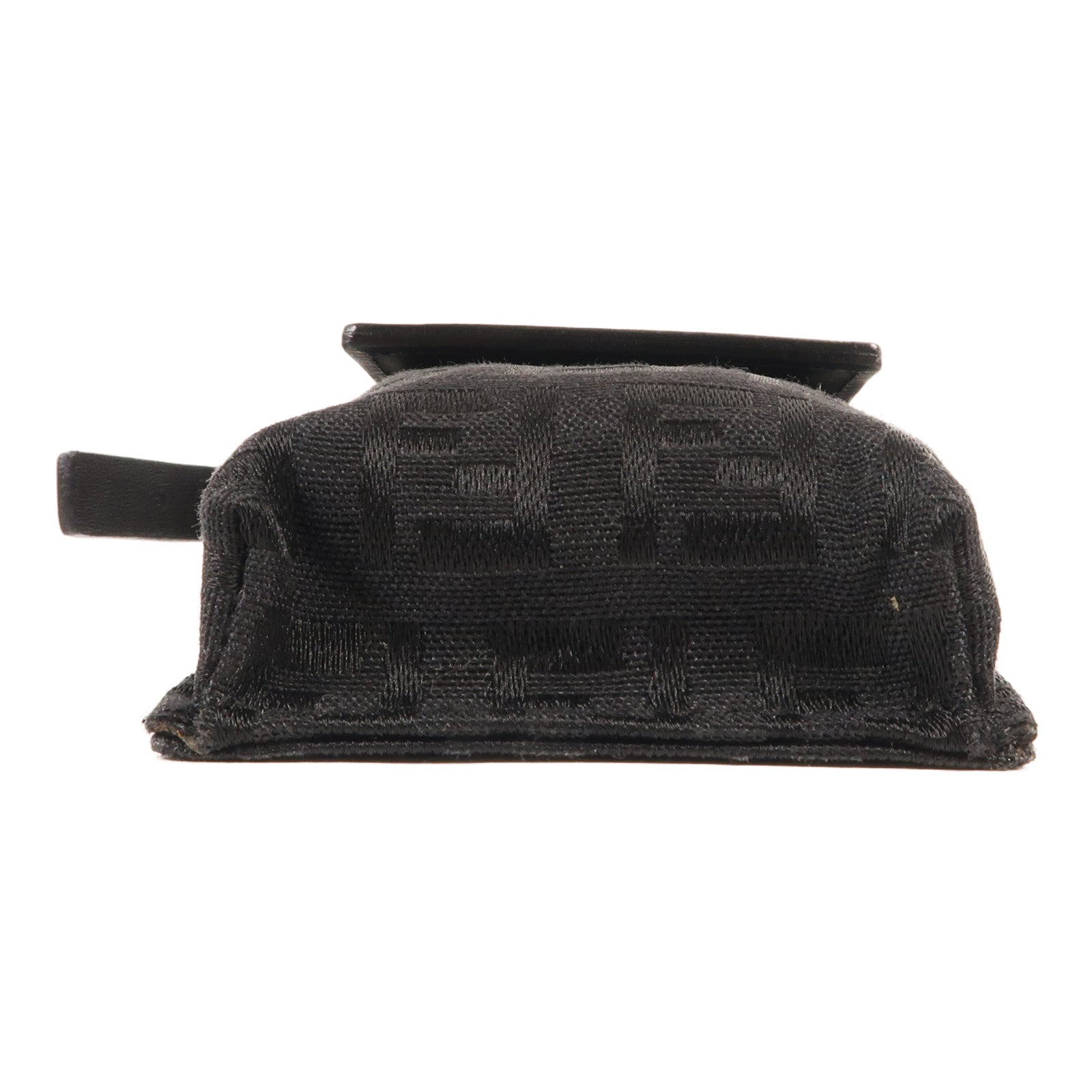 FENDI 帆布Zucchino Mini Handbag銀扣手挽袋