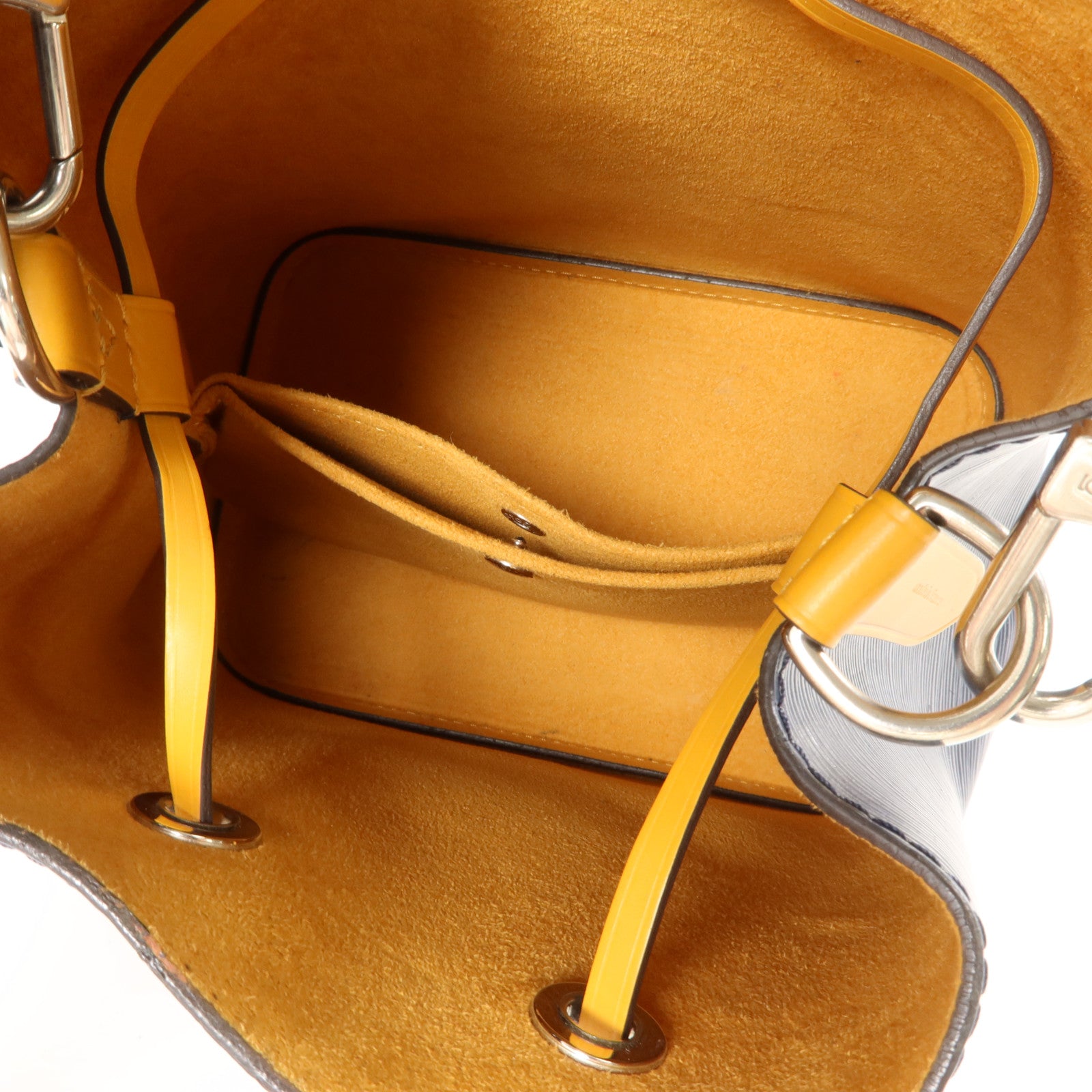 LOUIS VUITTON Epi Neo Noe BB銀扣手挽肩背兩用袋深藍色