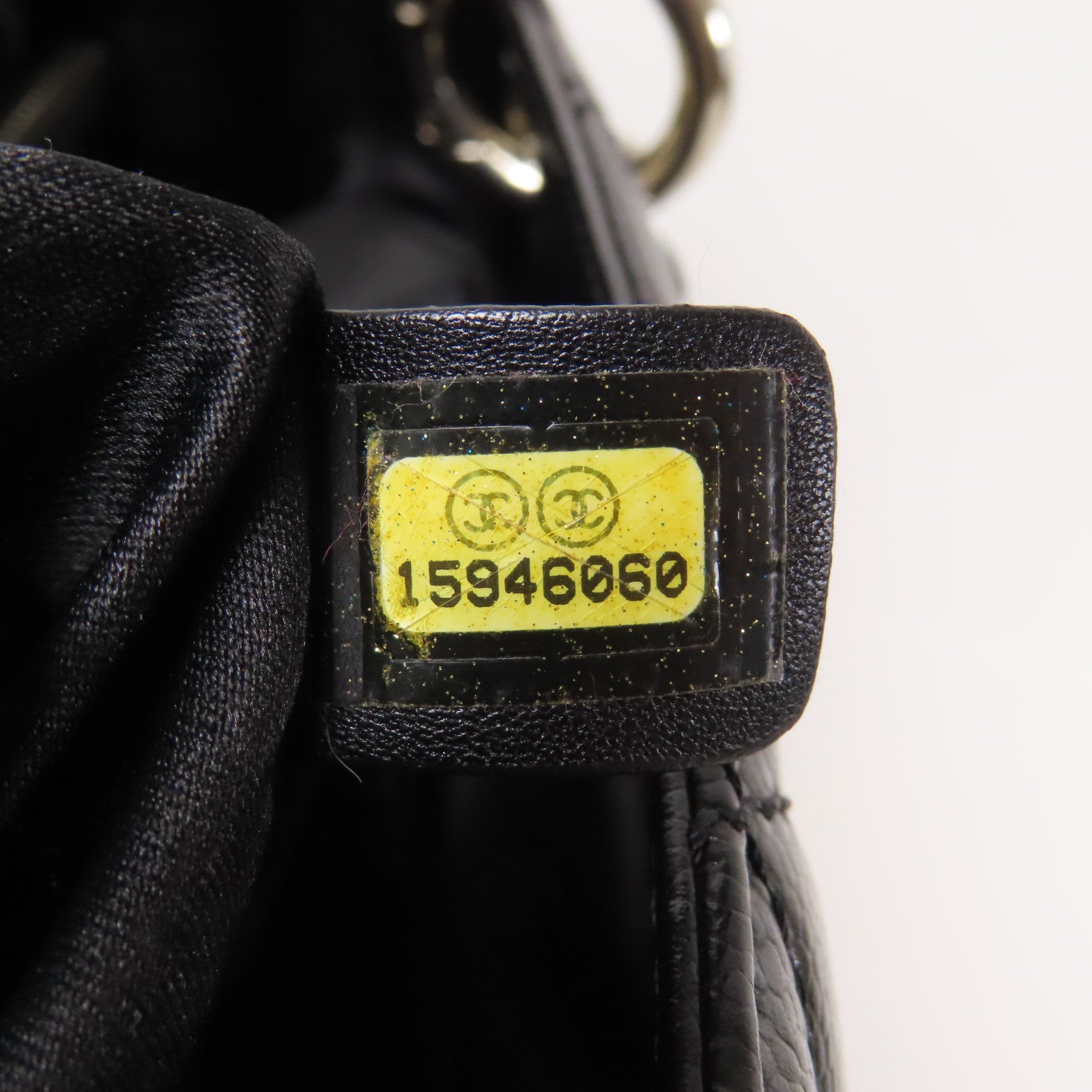 CHANEL 牛皮皮革GST Grand Shopping Tote銀扣鏈帶肩背袋