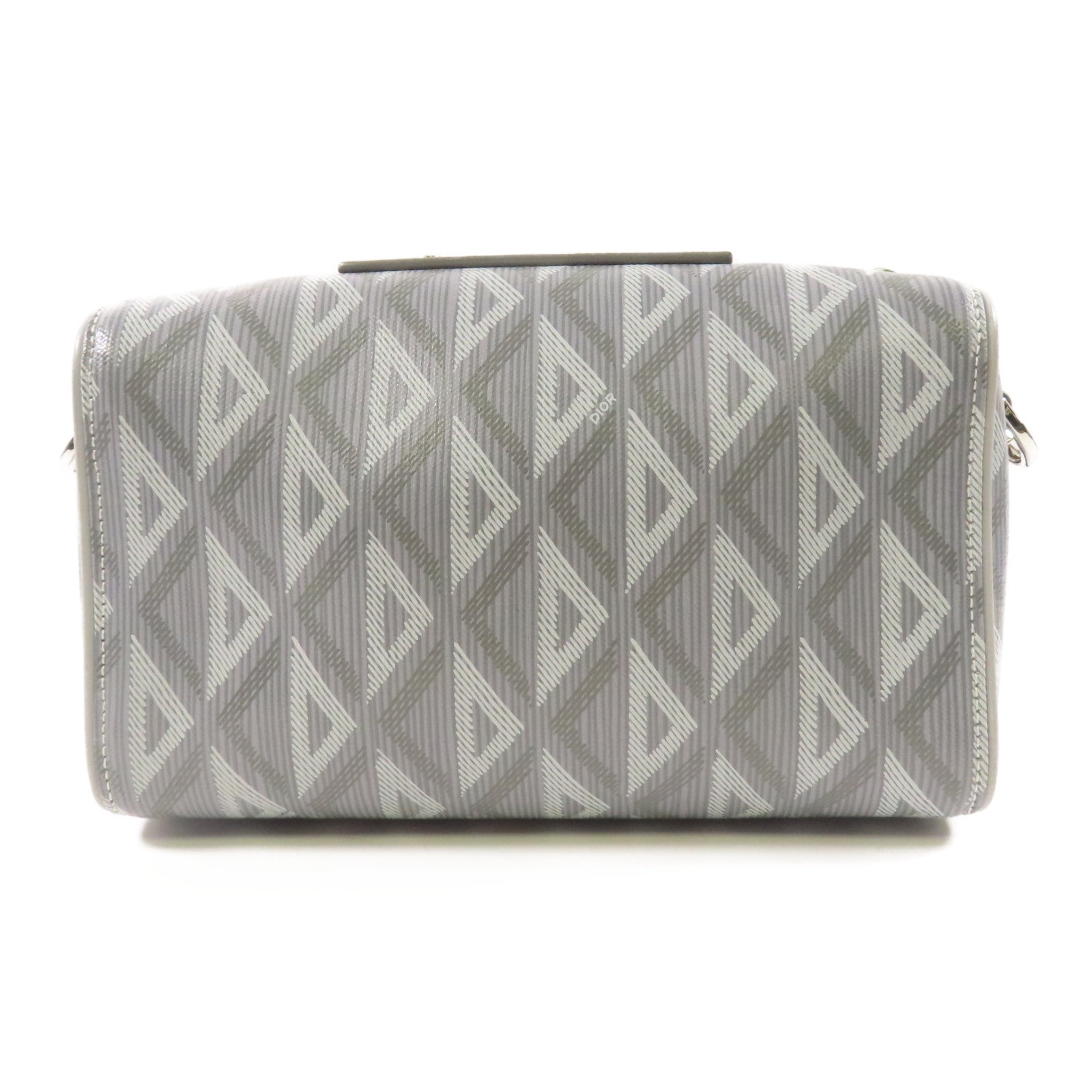 Dior 塗層帆布Shoulder Bag銀扣肩背袋