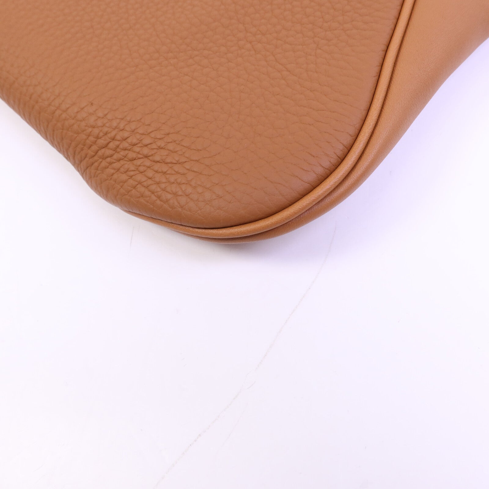 HERMES Swift/Clemence皮革Villevoit 35銀扣手拿包