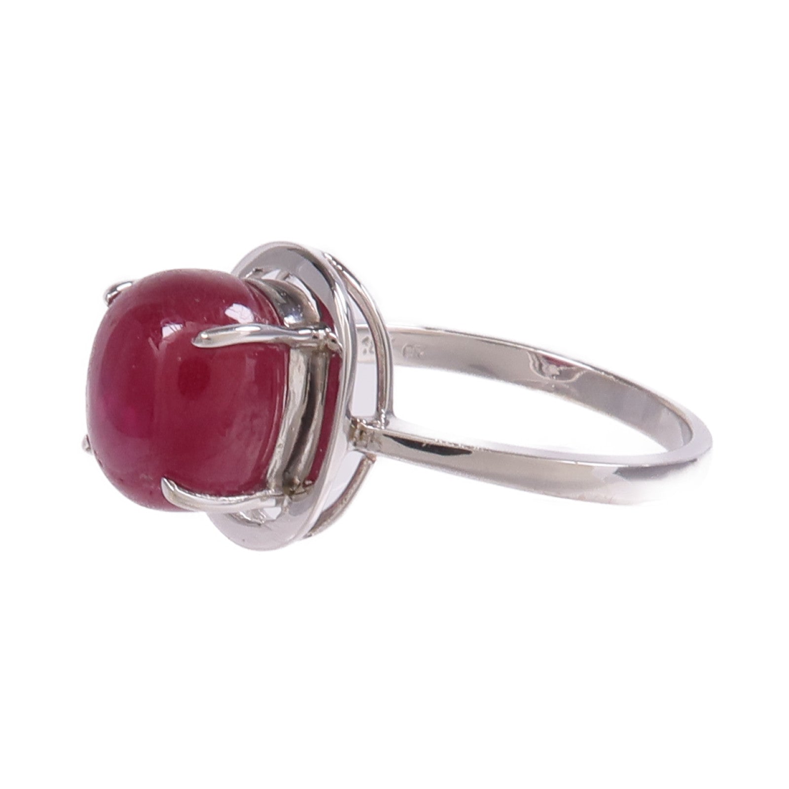 JEWELRY 18K白金Color Stone Ring彩色寶石戒指US#7