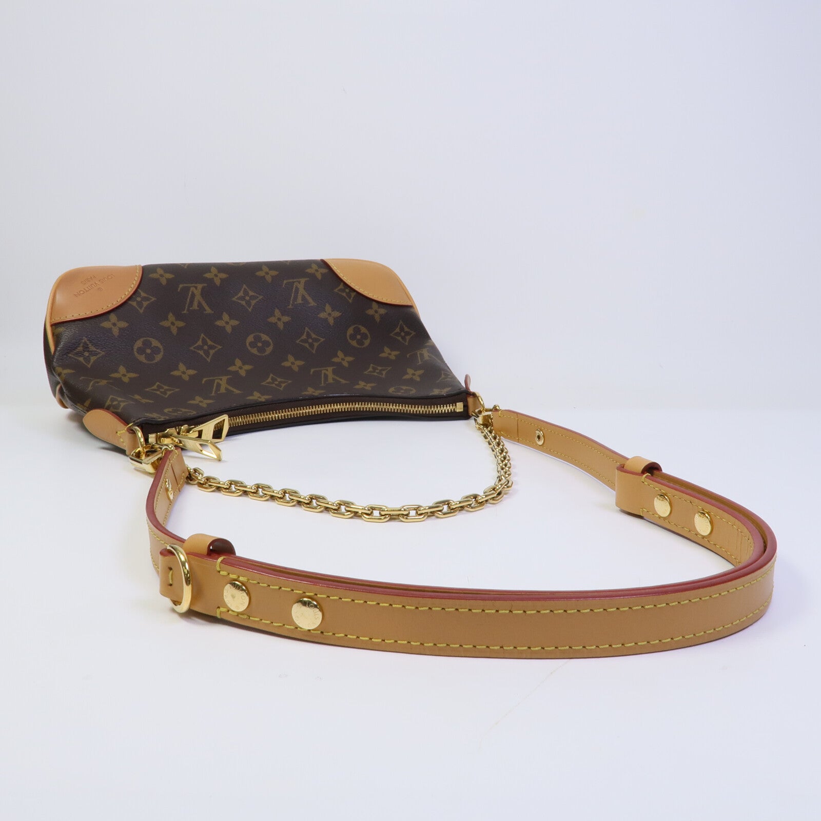 LOUIS VUITTON Monogram Boulogne PM鏈帶手挽肩背兩用袋