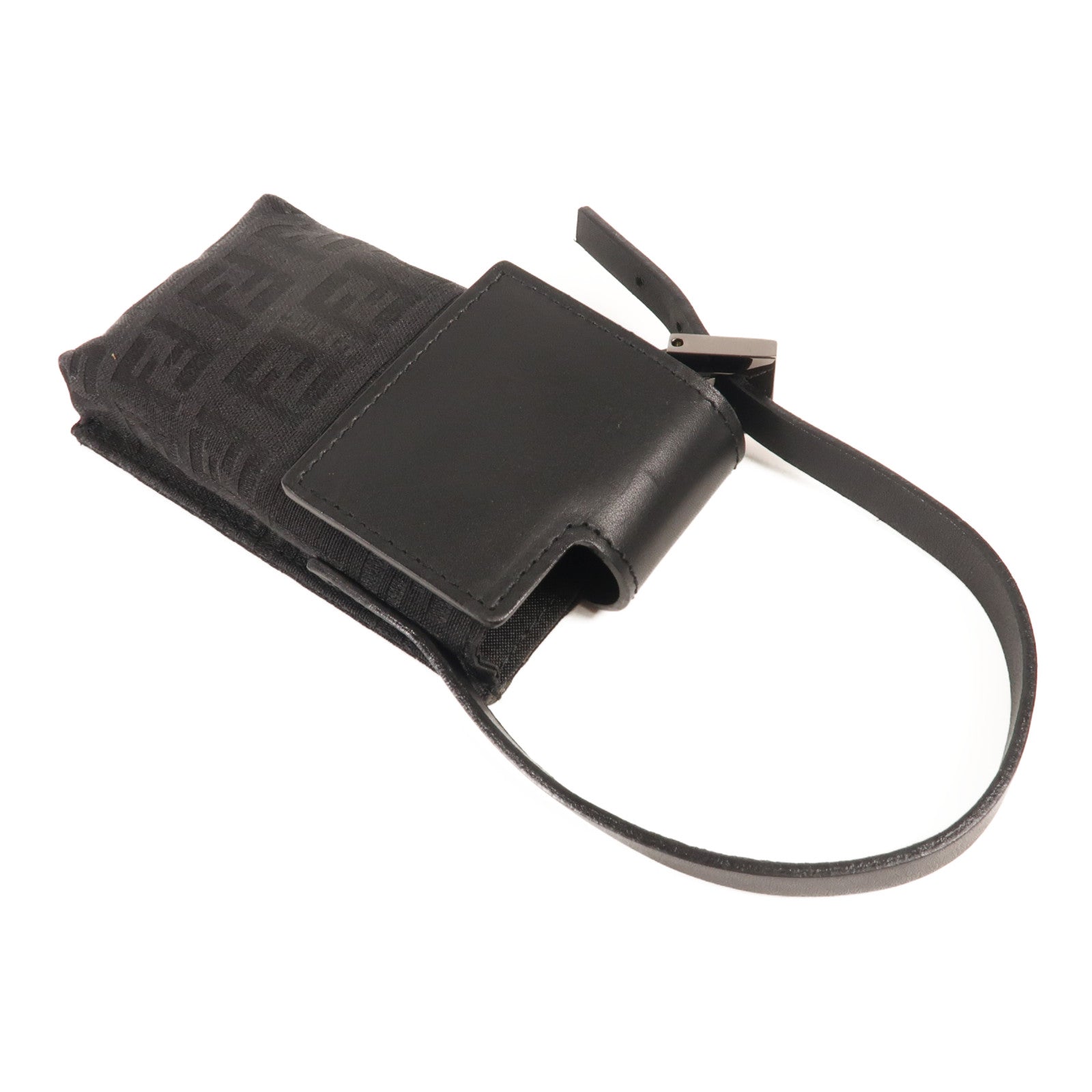 FENDI 帆布Zucchino Mini Handbag銀扣手挽袋