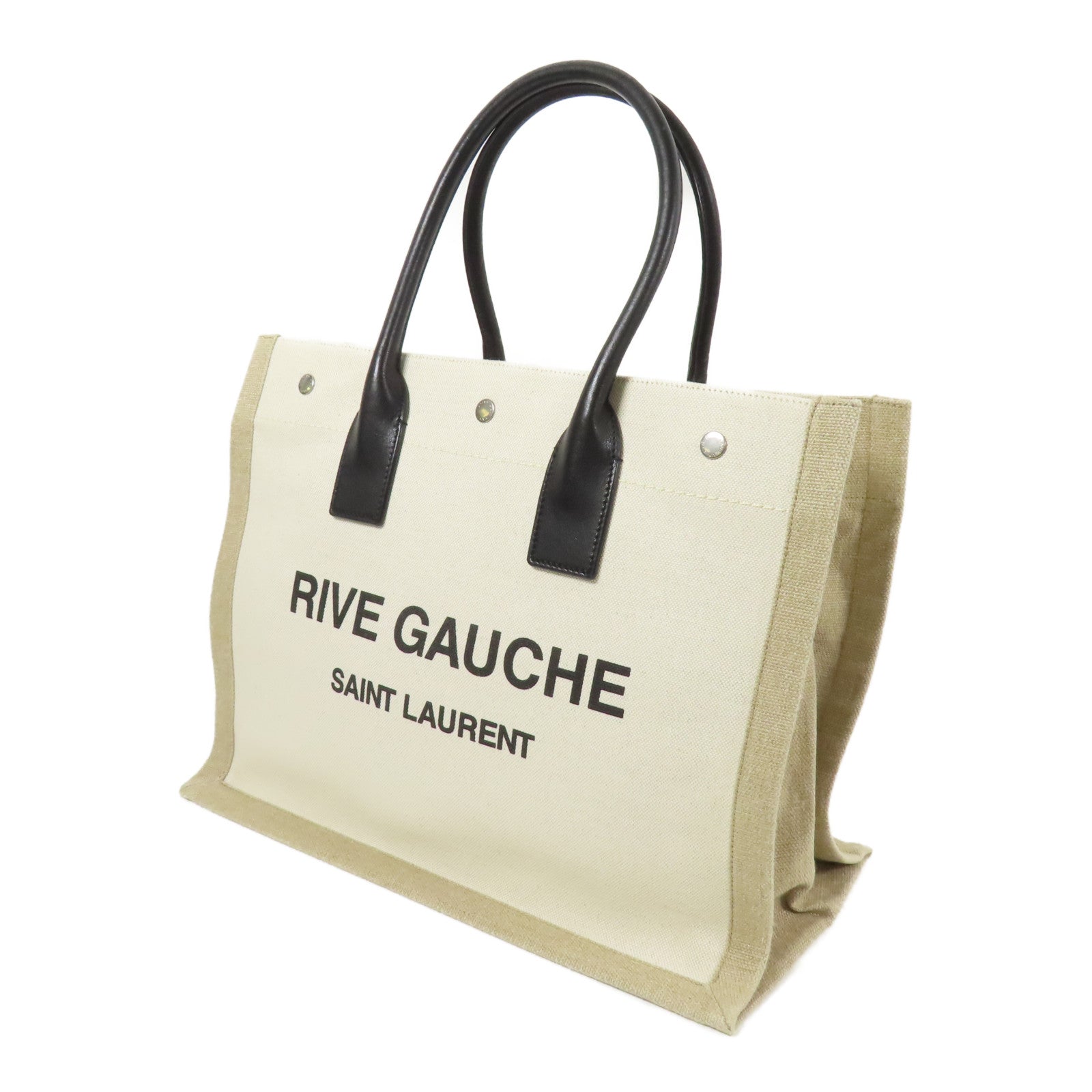 SAINT LAURENT 帆布Rive Gauche Tote手挽袋