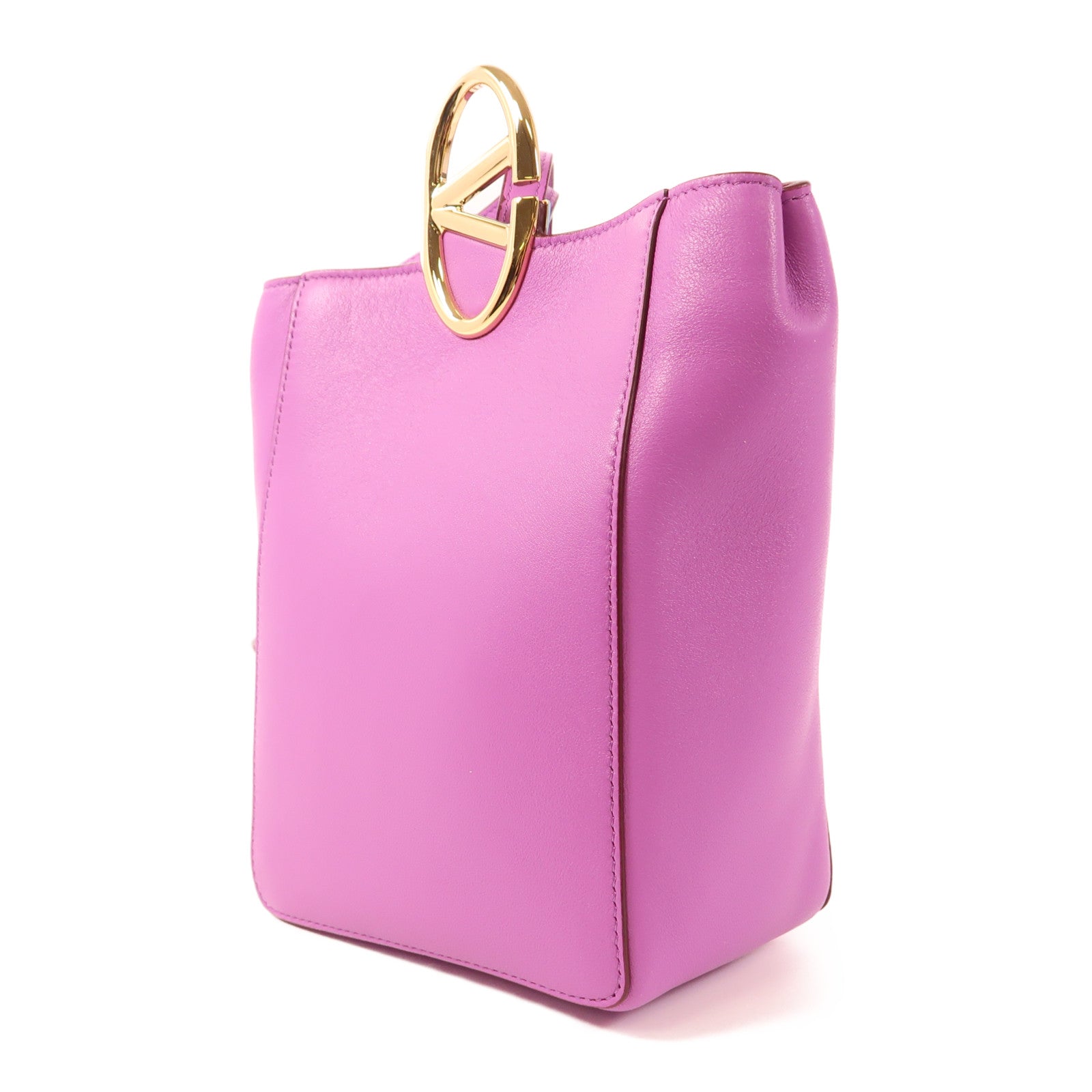 Valentino 【激減優惠】牛皮皮革Shoulder Bag金扣肩背袋