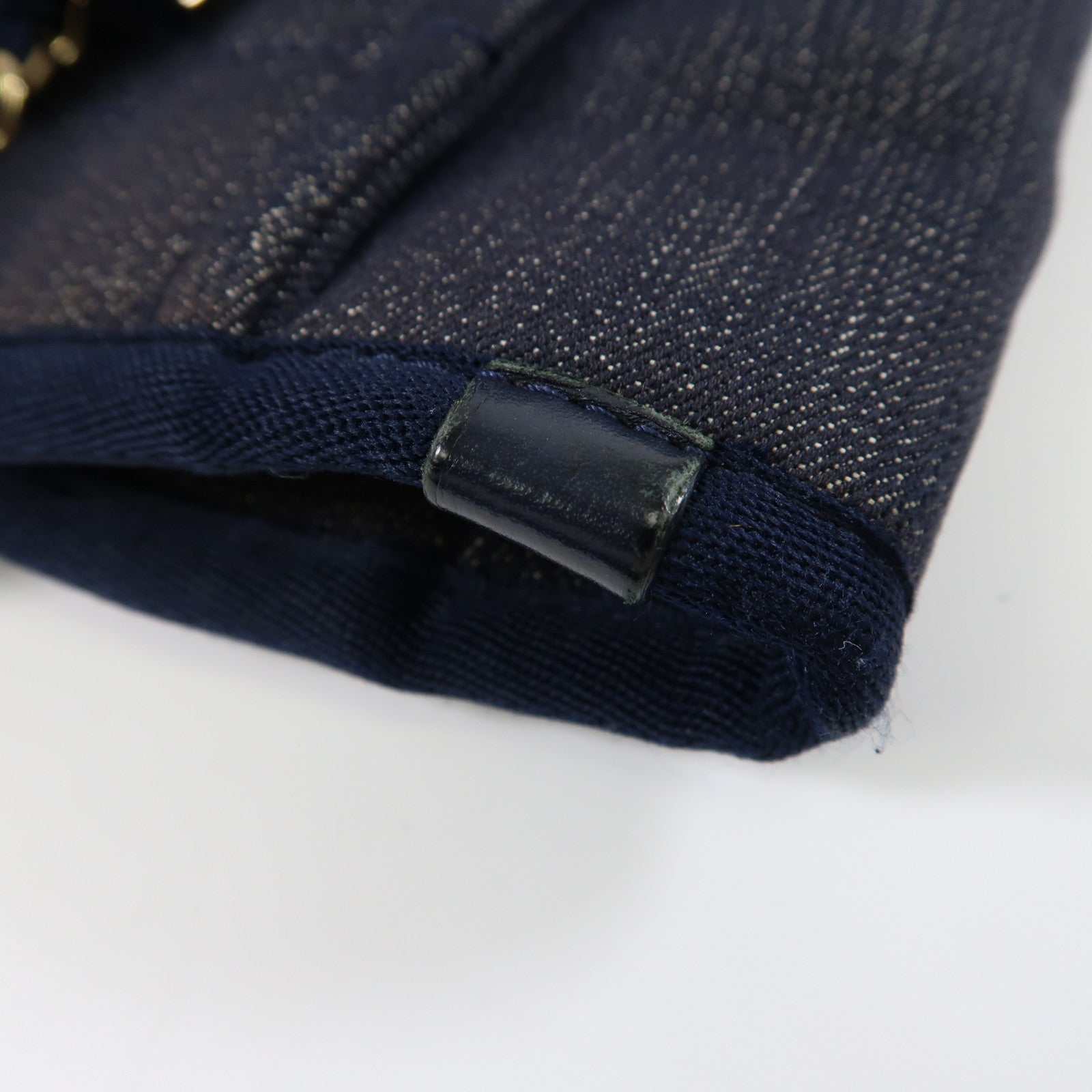 CHANEL 牛仔布Deauville金扣手挽袋/肩背袋
