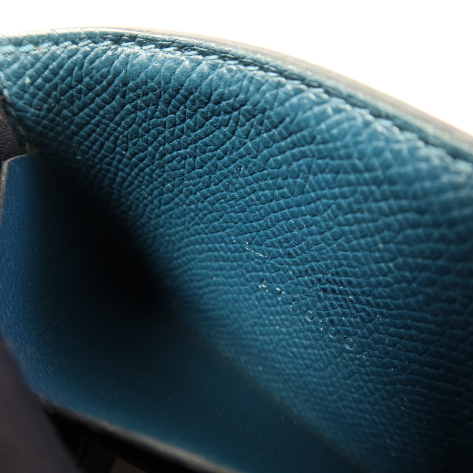 HERMES Epsom皮革Card Case卡片套Vert Cypres