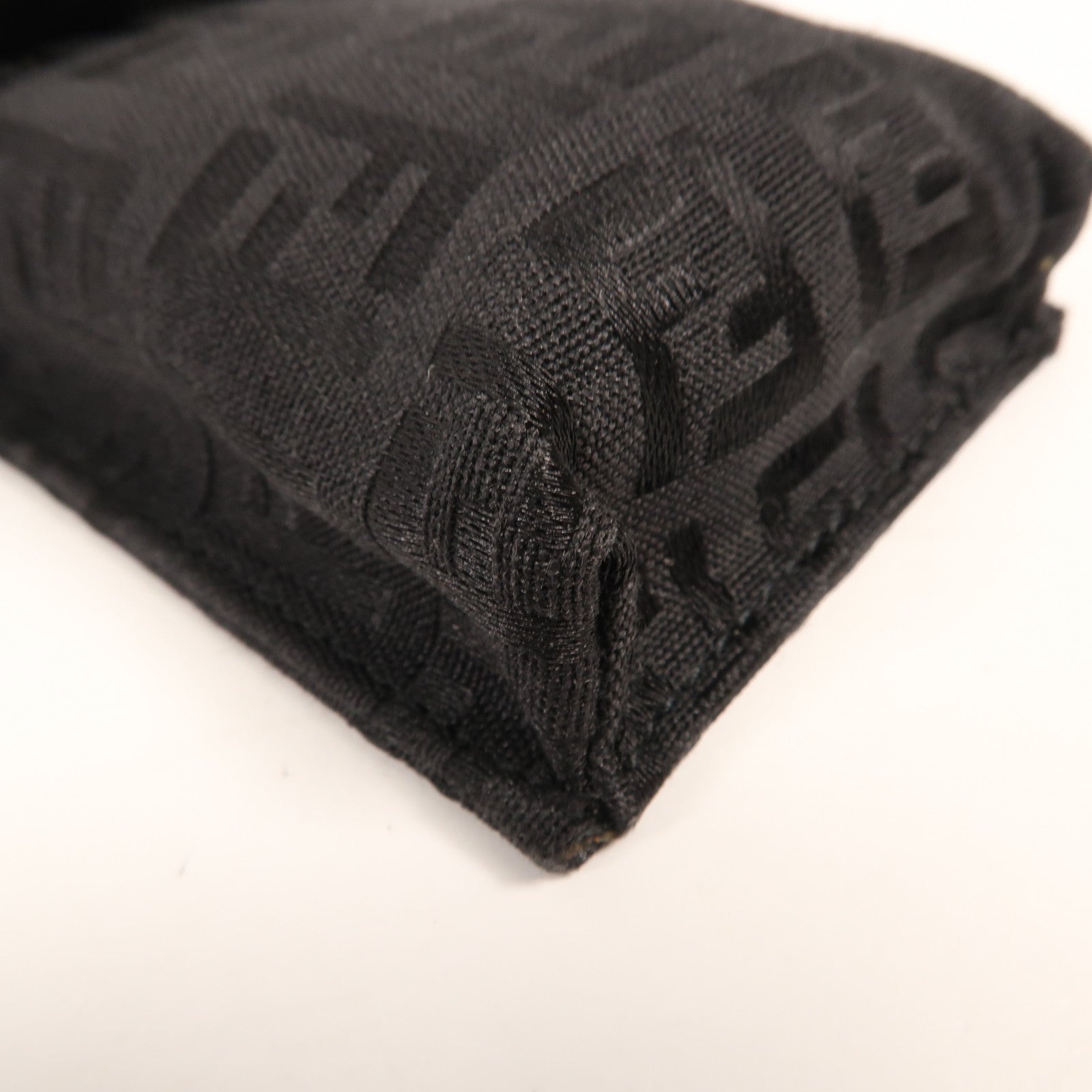 FENDI 帆布Zucchino Mini Handbag銀扣手挽袋