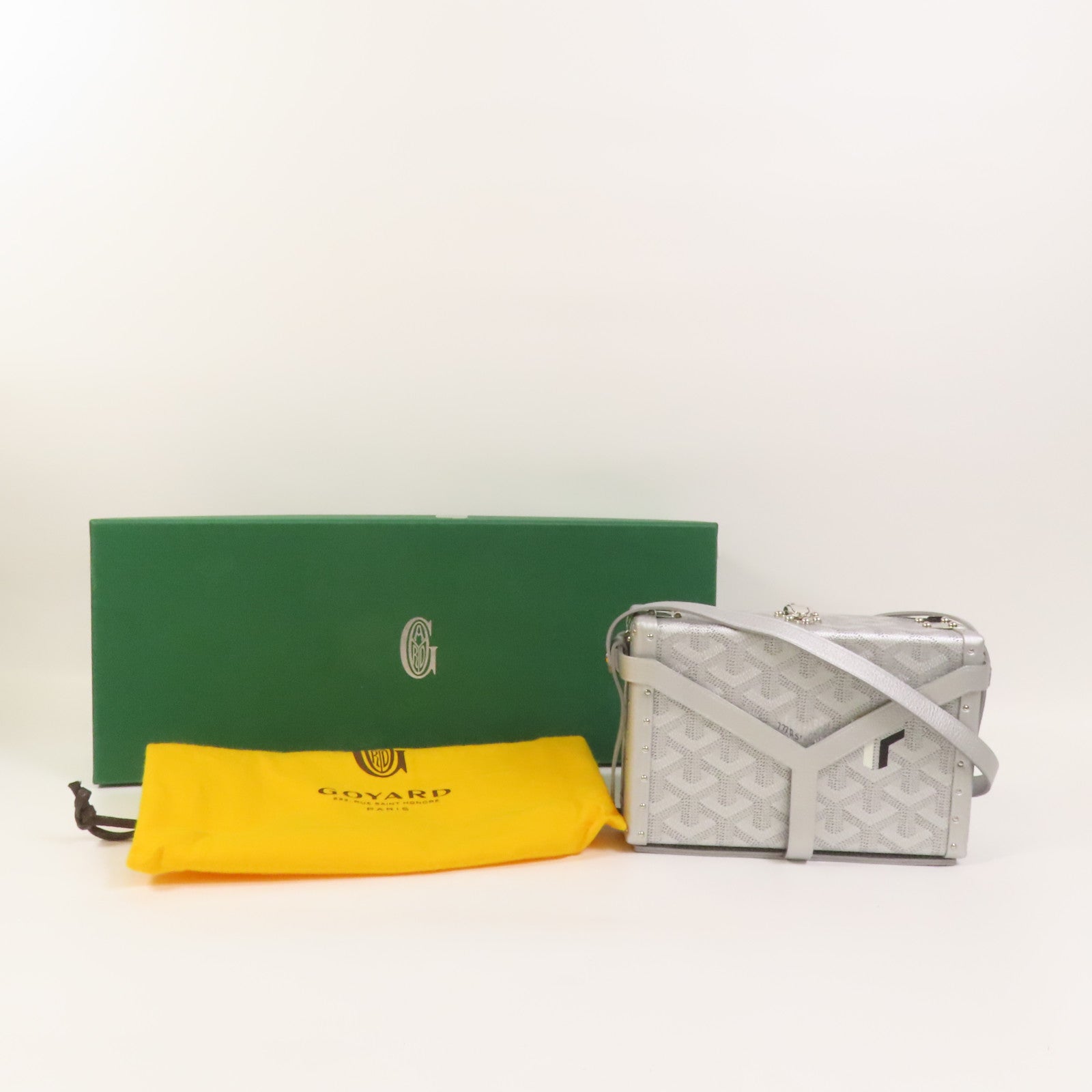 GOYARD 【激減優惠】塗層帆布Minaudiere Trunk肩背袋
