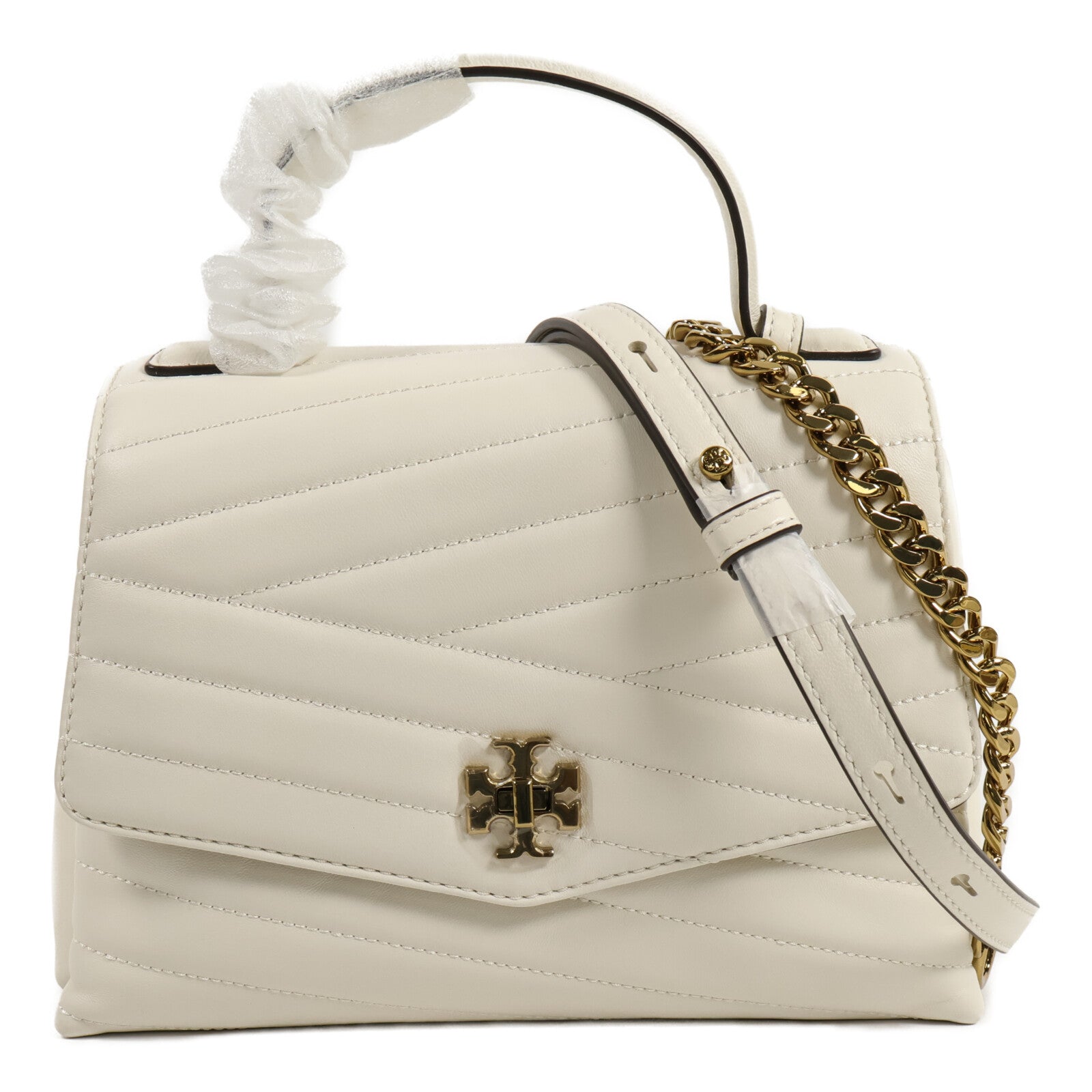 Tory Burch 牛皮皮革Kira Chevron Top Handle手挽肩背兩用袋
