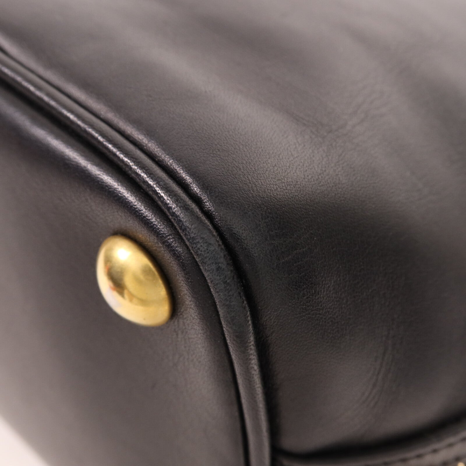 SAINT LAURENT 牛皮皮革Bucket Bag金扣手挽肩背兩用袋