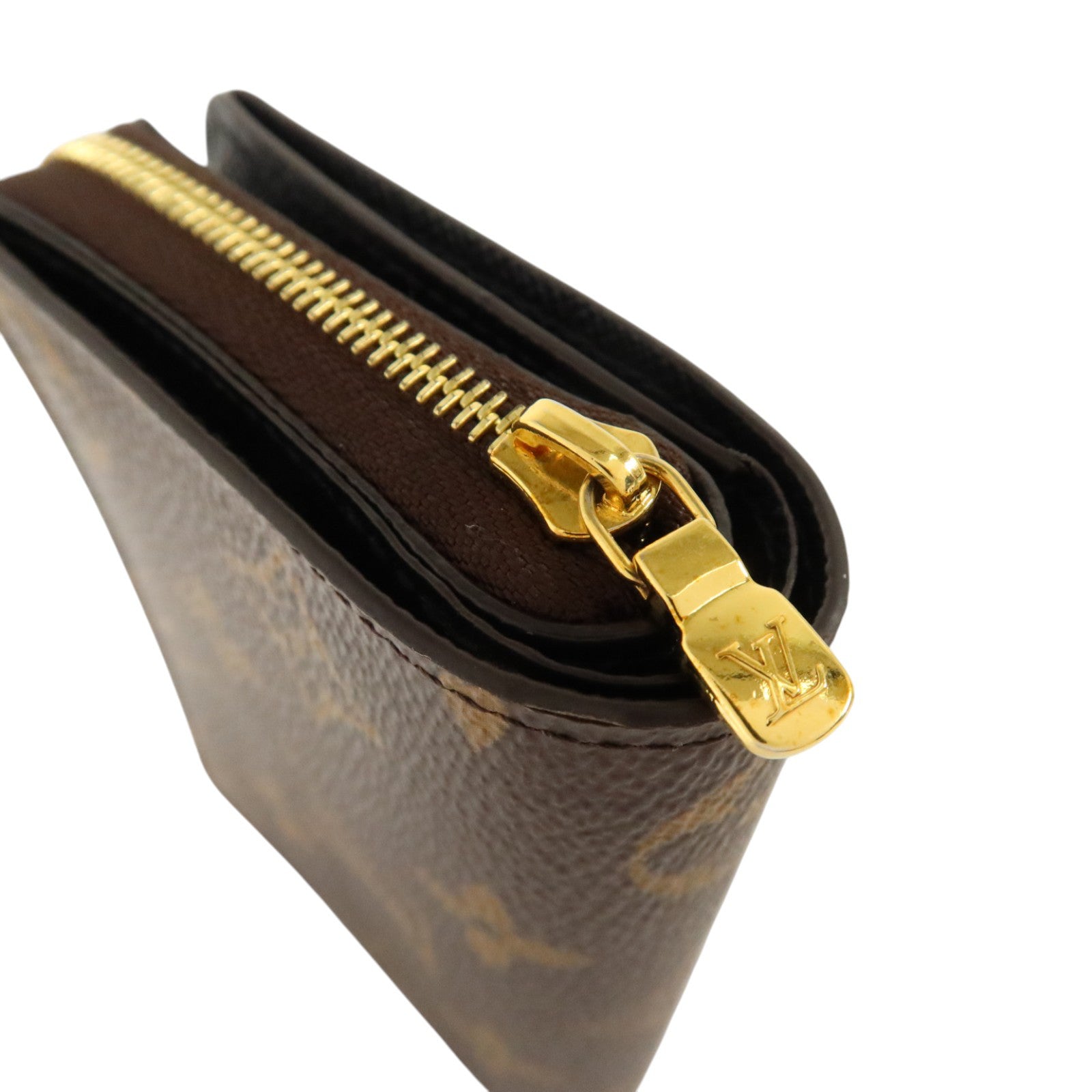 LOUIS VUITTON Monogram/Monogram Reverse Lou Wallet金扣錢包
