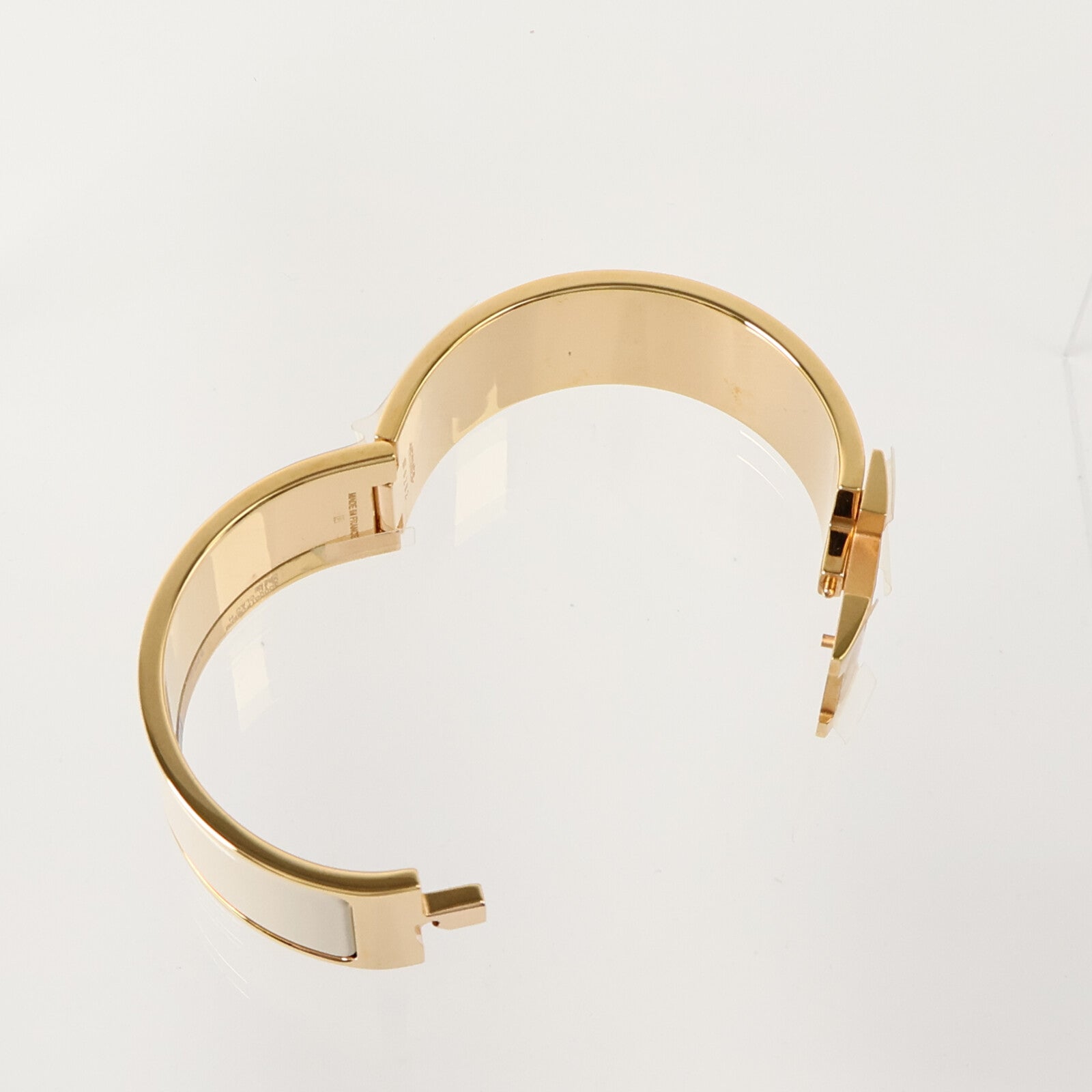 HERMES 金屬/琺瑯Clic-Clac H Bangle手鐲