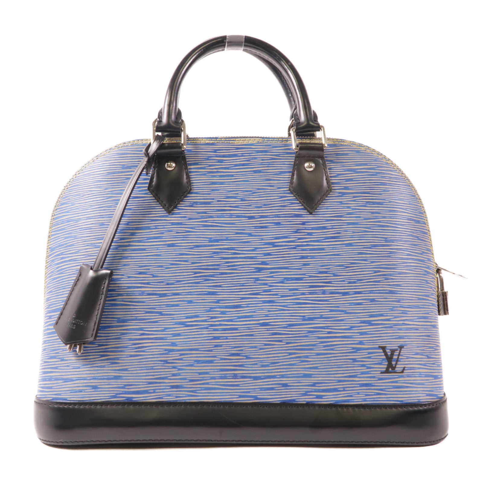 LOUIS VUITTON Epi Alma PM銀扣手挽袋