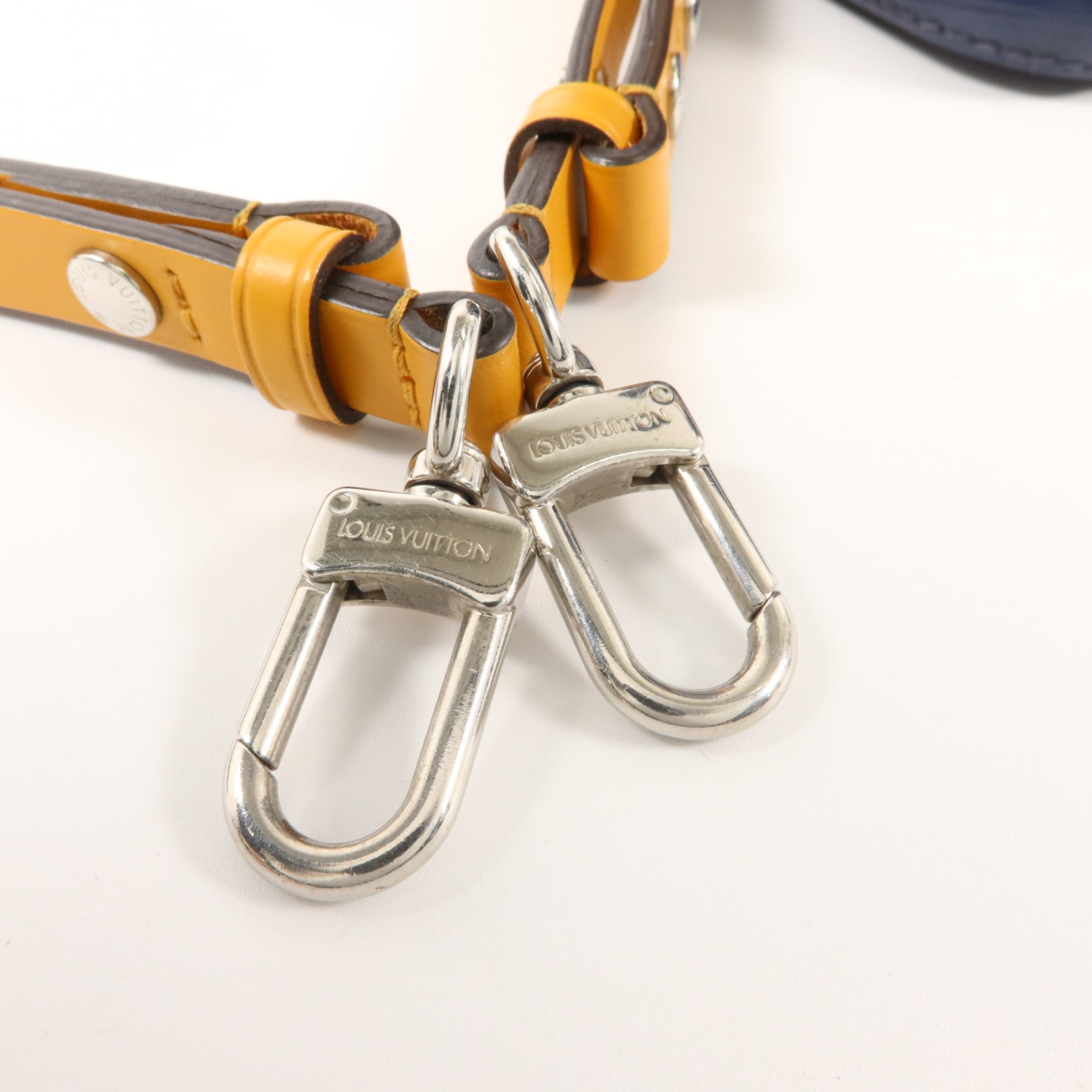 LOUIS VUITTON Epi Neo Noe BB銀扣手挽肩背兩用袋深藍色