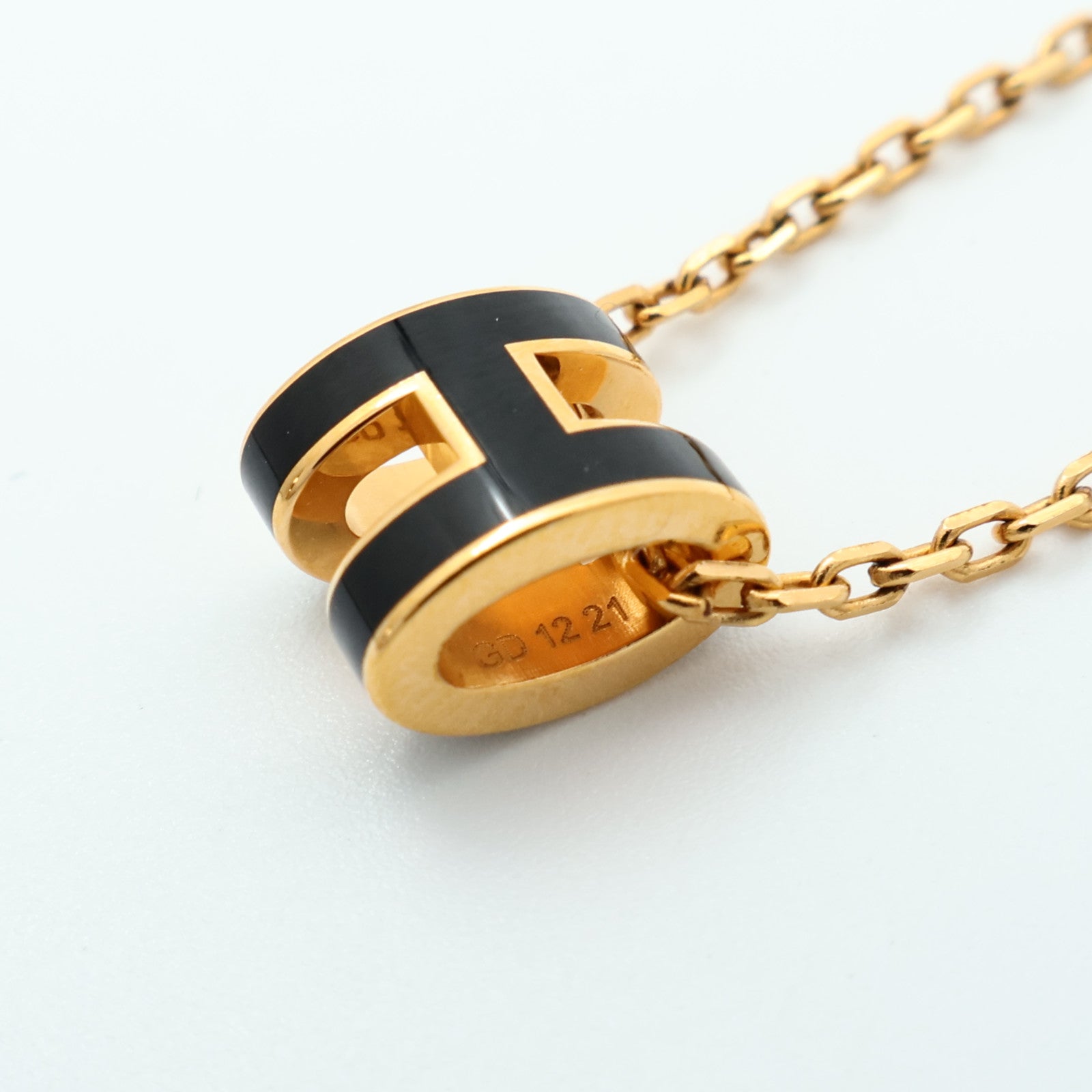 HERMES 金屬Mini Pop H項鍊