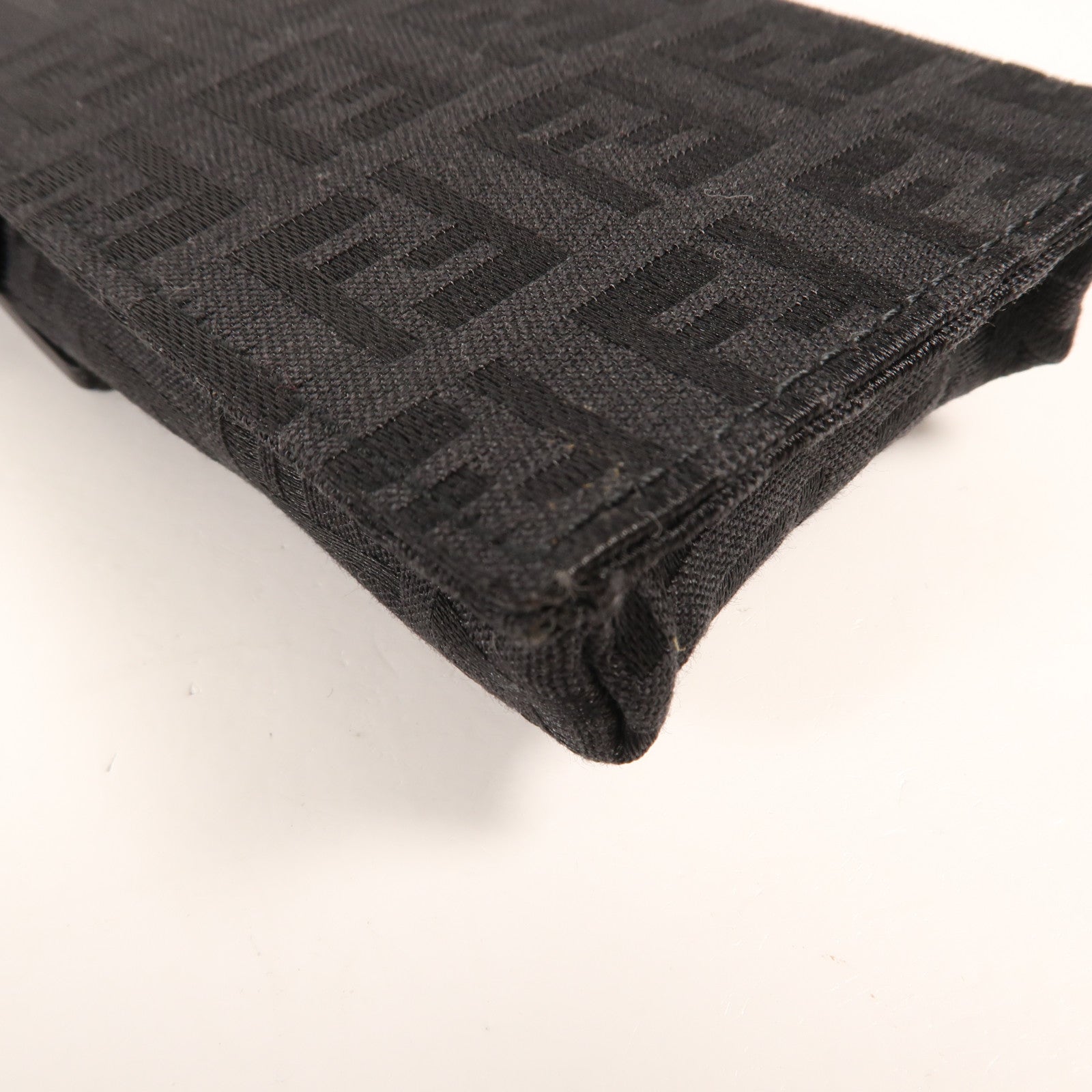 FENDI 帆布Zucchino Mini Handbag銀扣手挽袋