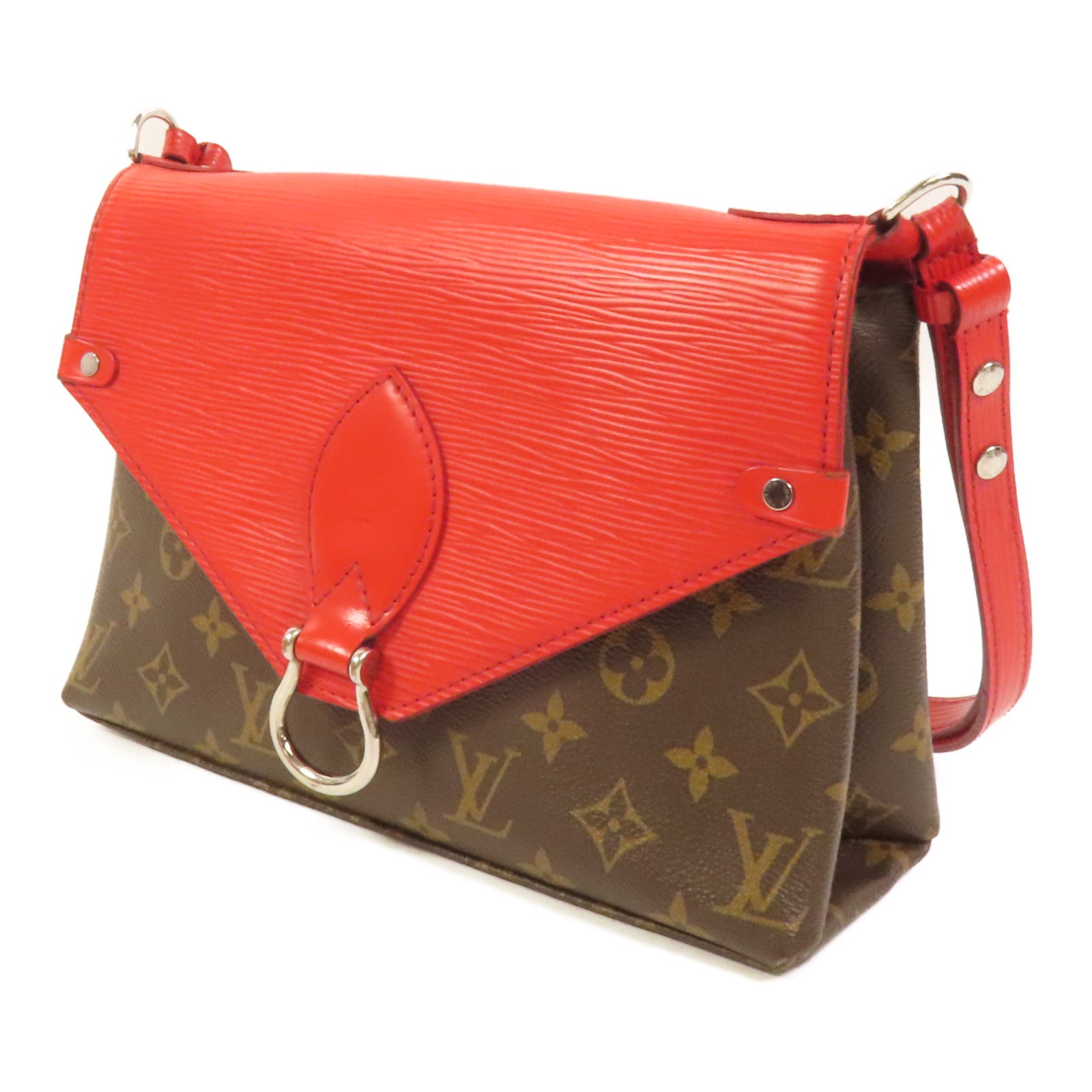 LOUIS VUITTON 【激減優惠】Monogram/Epi Saint Michel銀扣肩背袋