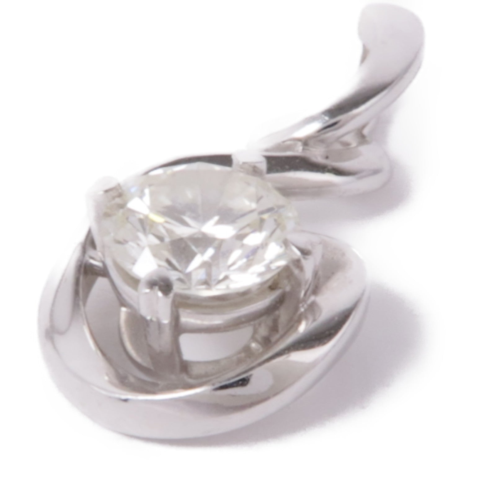 JEWELRY 18K白金Diamond Pendant Top鑽石吊墜