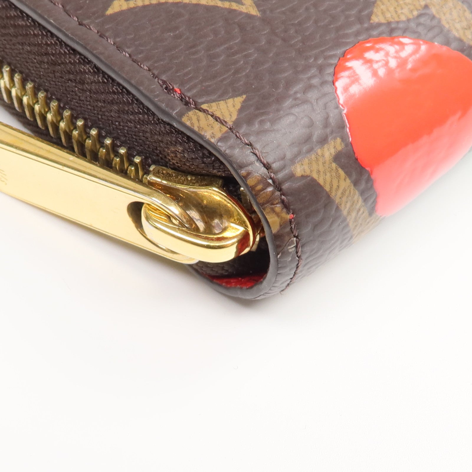LOUIS VUITTON 【激減優惠】Monogram LV x Yayoi Kusama Zippy Wallet金扣長錢包