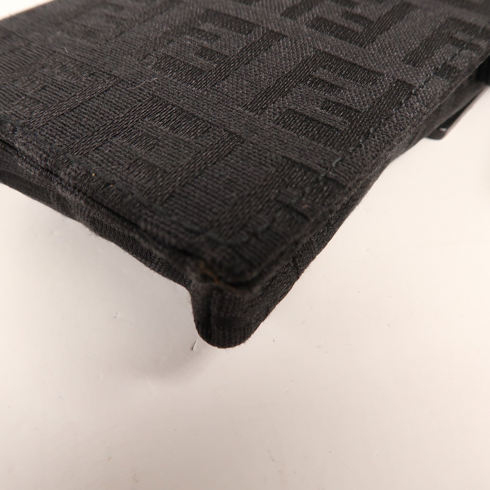 FENDI 帆布Zucchino Mini Handbag銀扣手挽袋