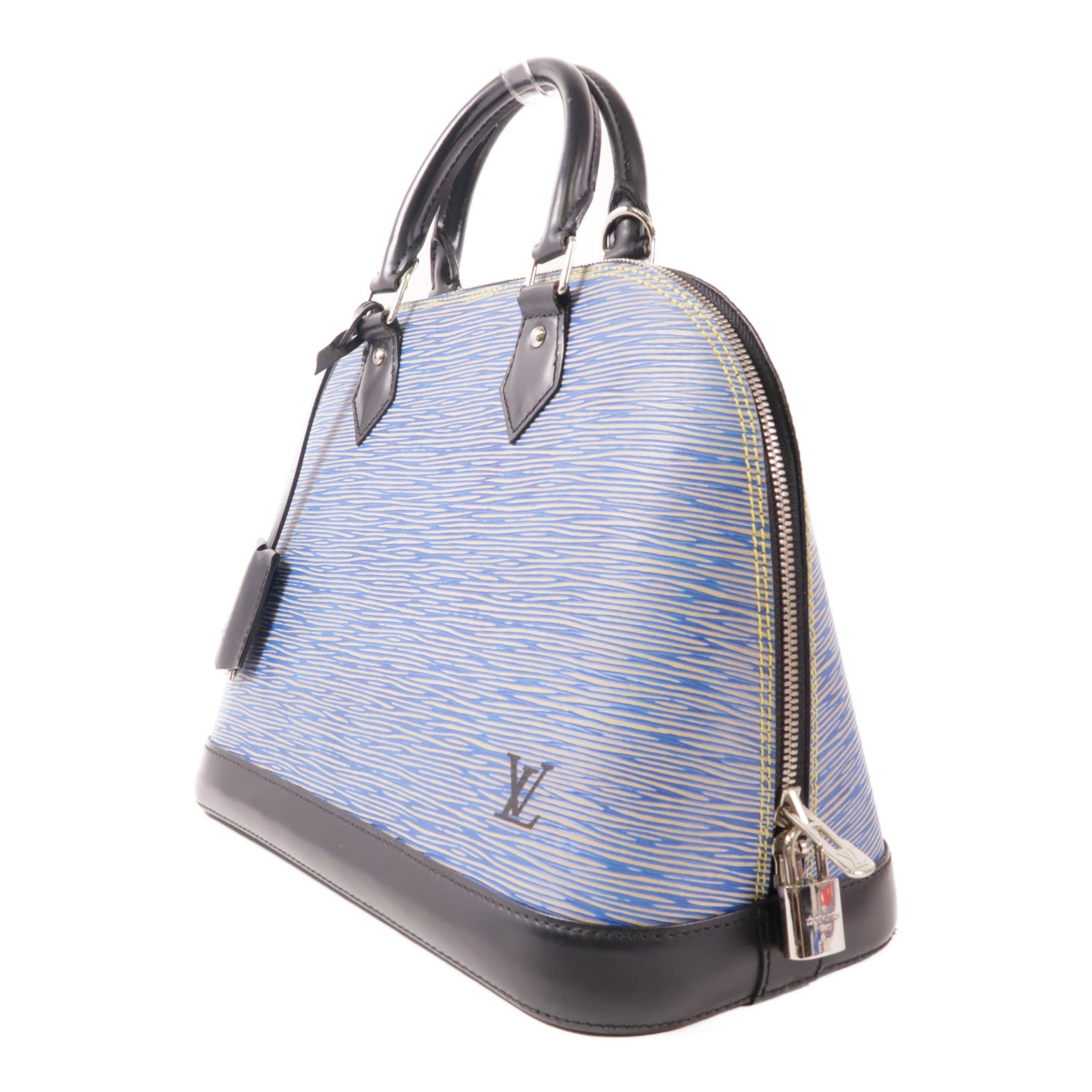 LOUIS VUITTON Epi Alma PM銀扣手挽袋