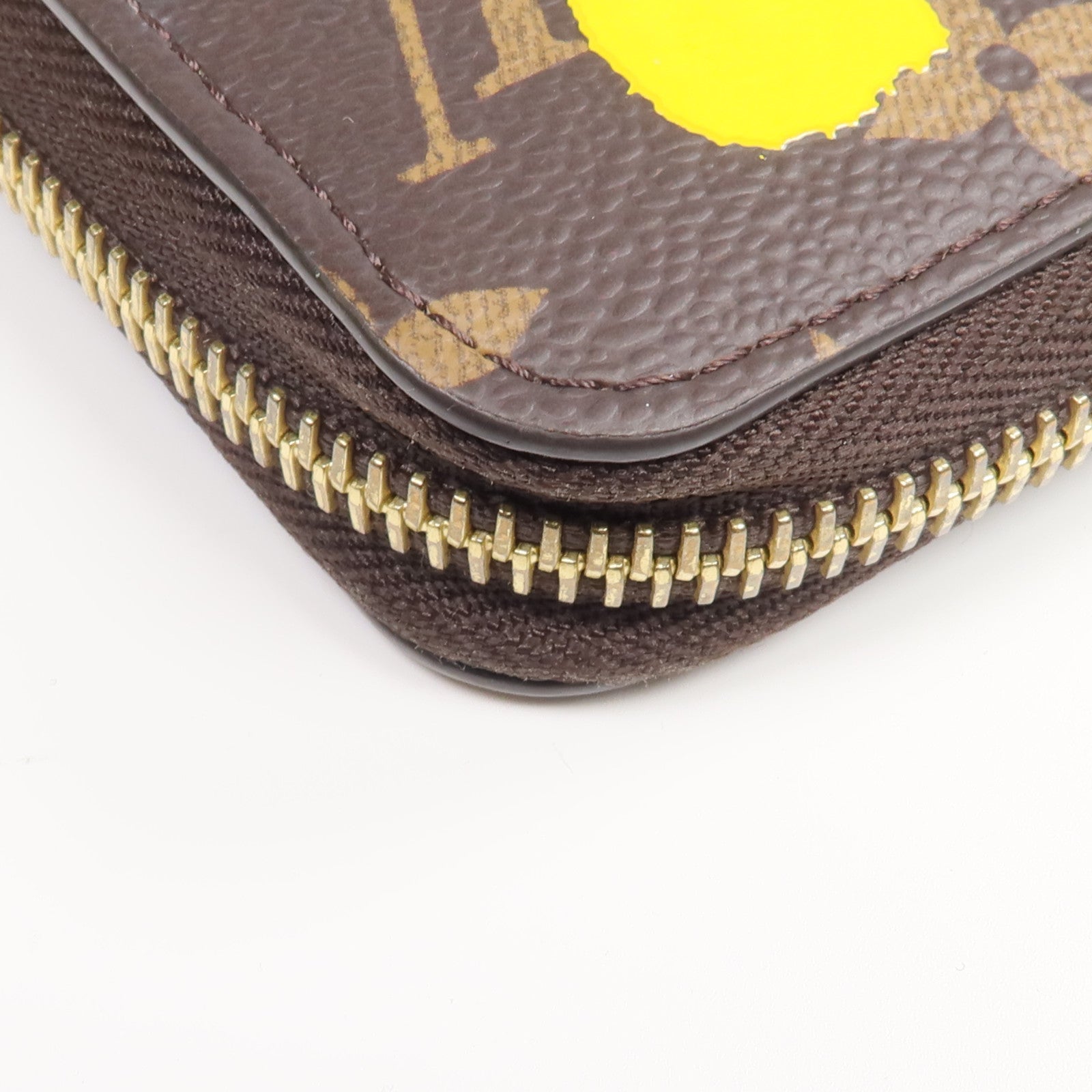 LOUIS VUITTON 【激減優惠】Monogram LV x Yayoi Kusama Zippy Wallet金扣長錢包
