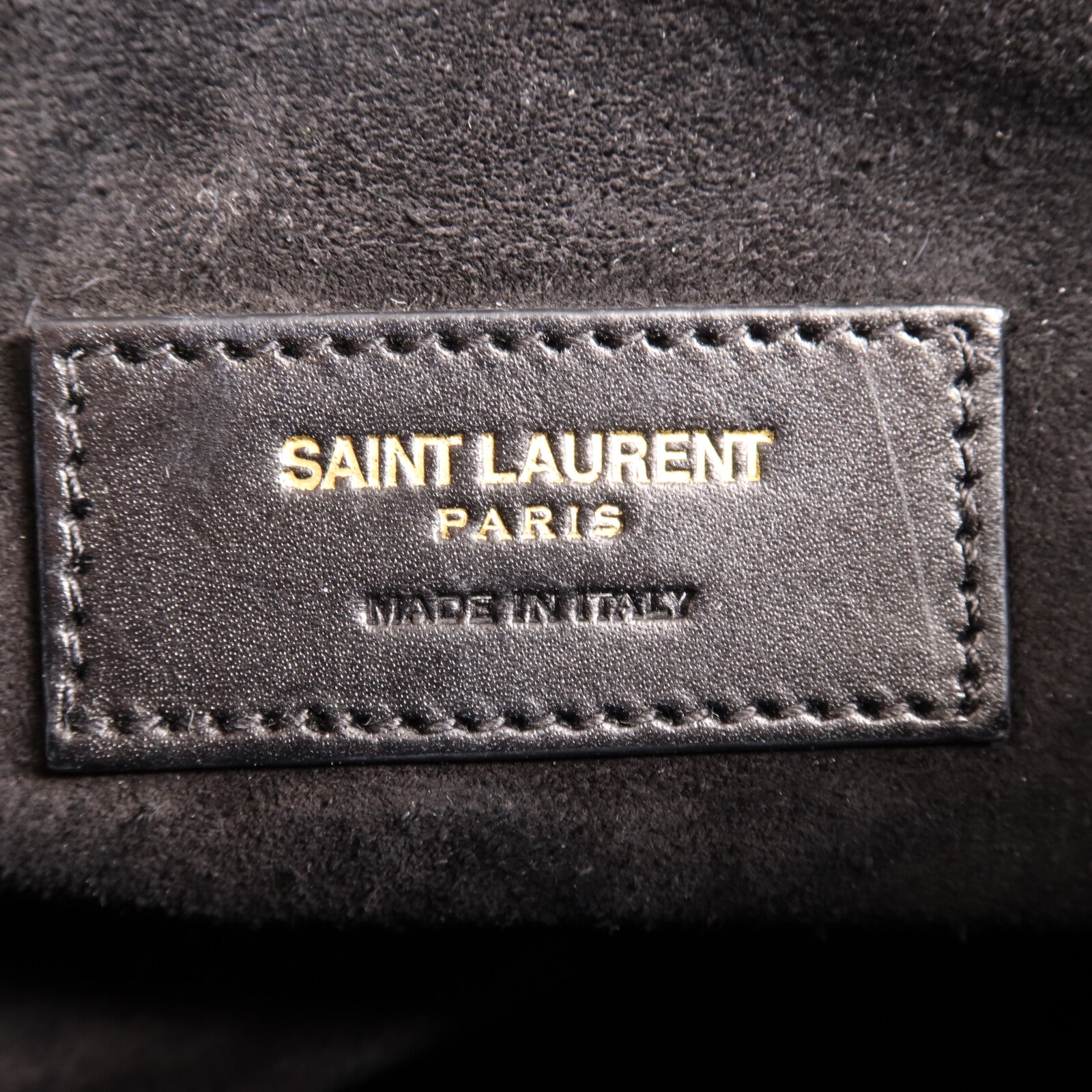 SAINT LAURENT 牛皮皮革Bucket Bag金扣手挽肩背兩用袋