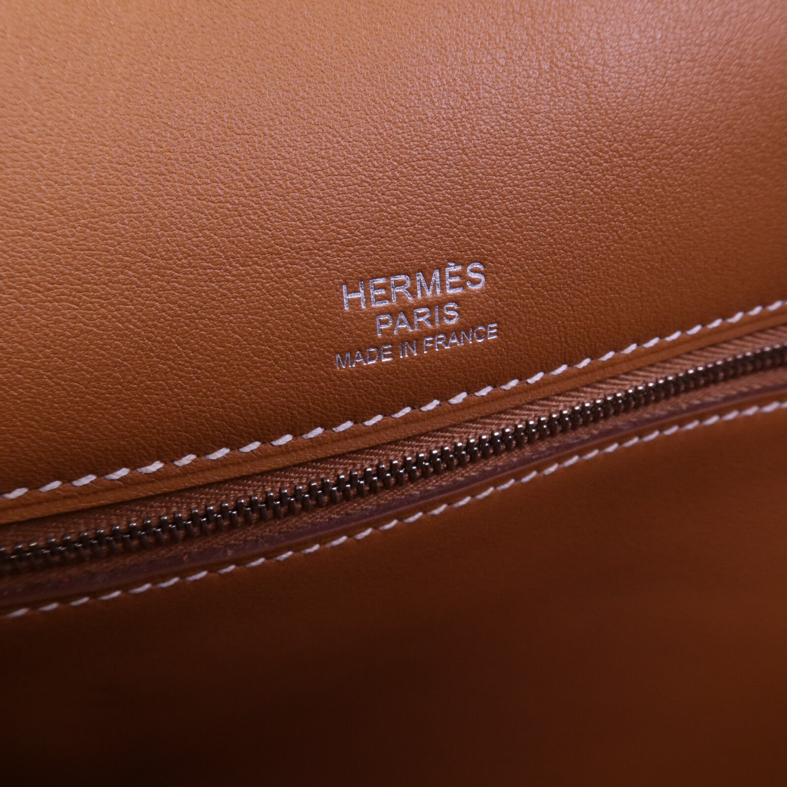 HERMES Swift/Clemence皮革Villevoit 35銀扣手拿包