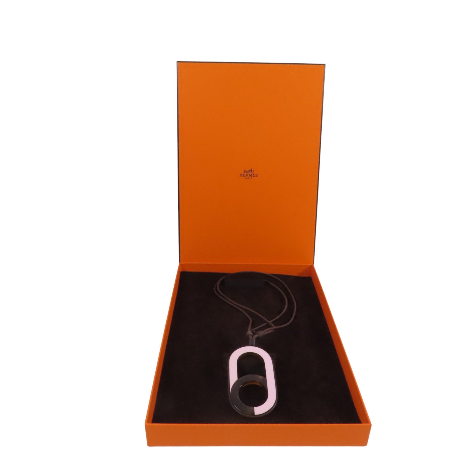 HERMES 水牛角Leillian Plus House Necklace項鏈