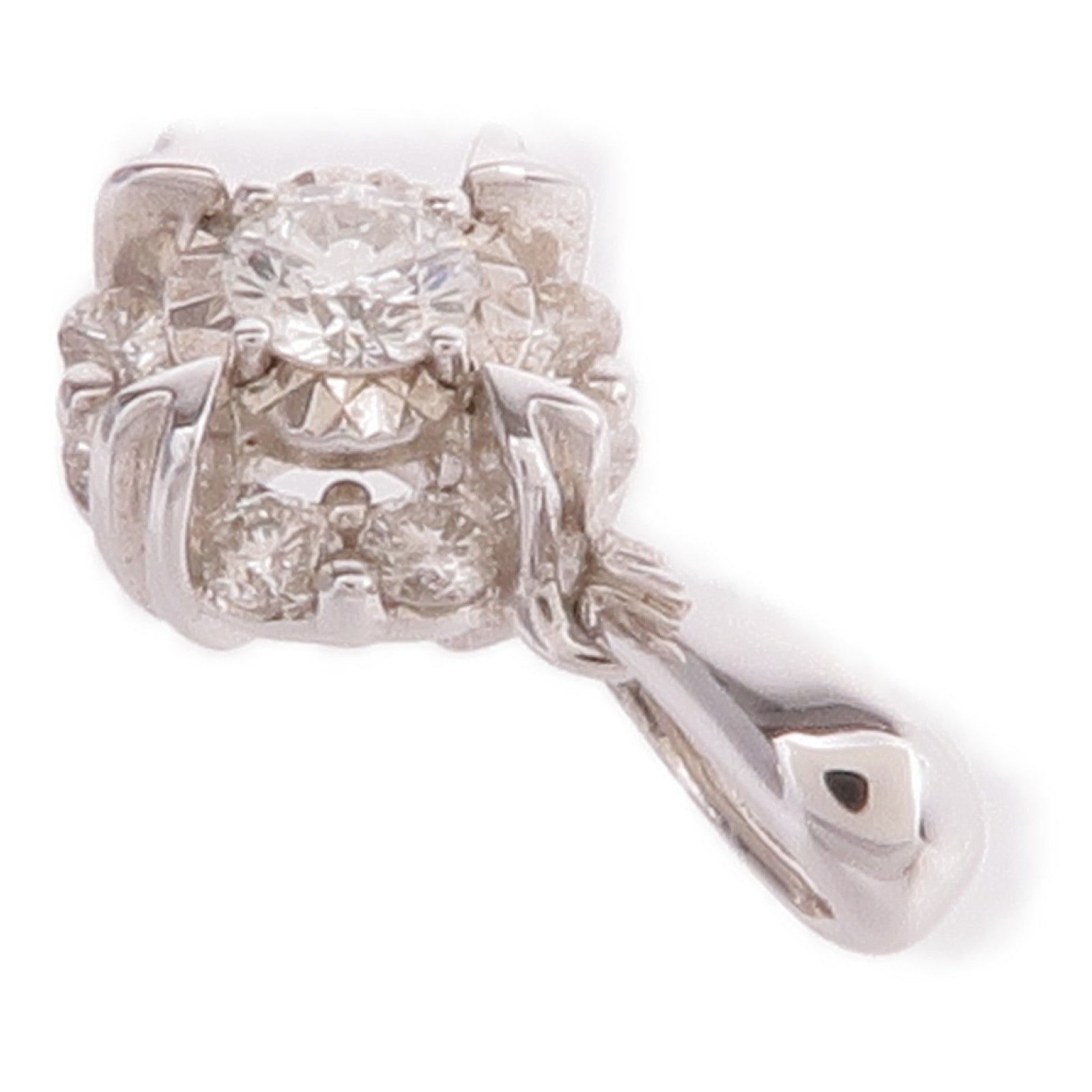 JEWELRY 18K白金Diamond Pendant Top鑽石吊墜