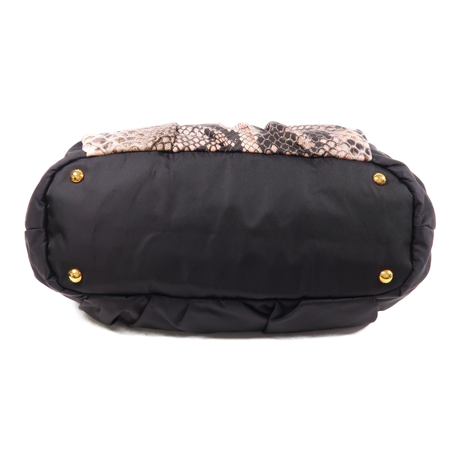 PRADA 【激減優惠】尼龍Tote Bag金扣肩背袋