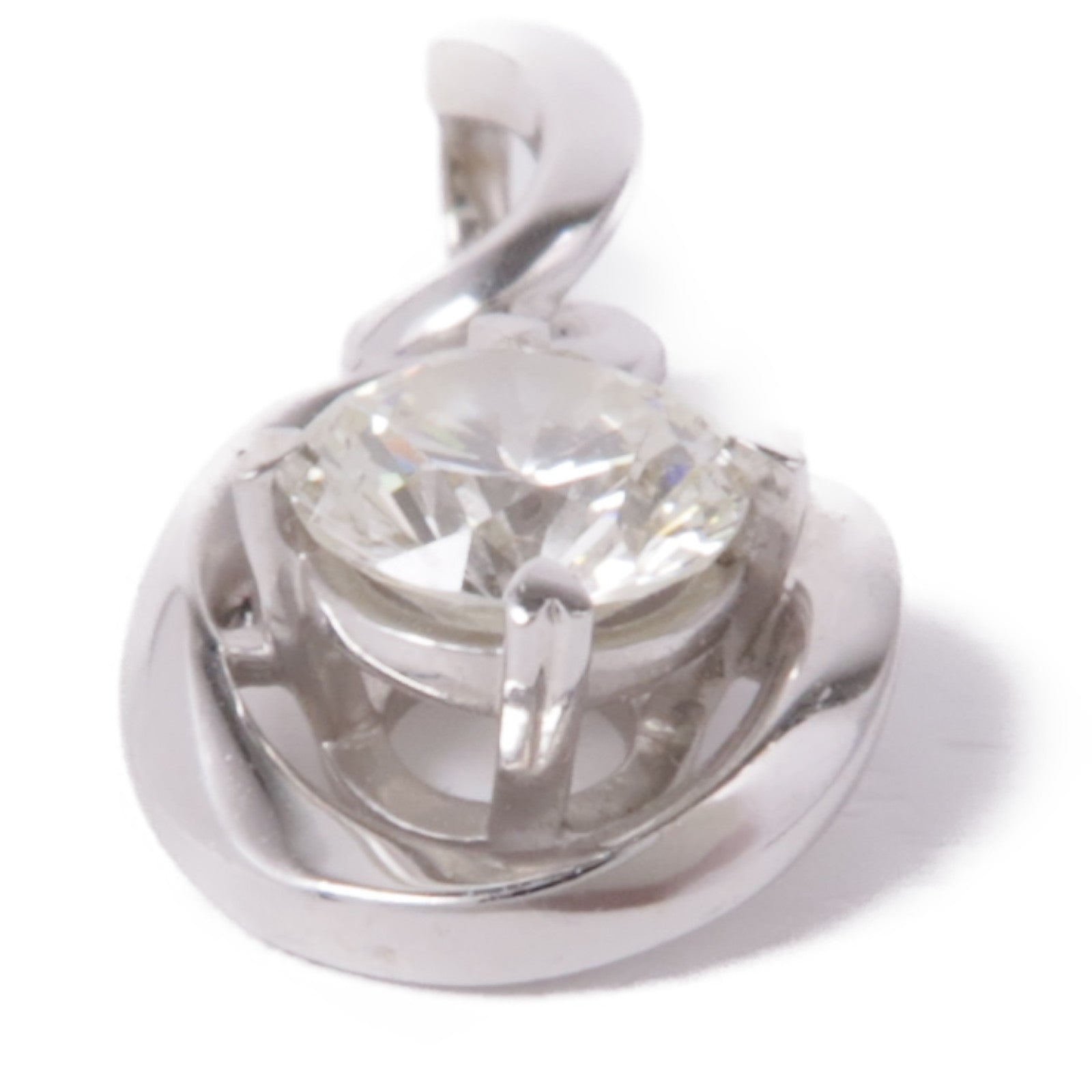 JEWELRY 18K白金Diamond Pendant Top鑽石吊墜