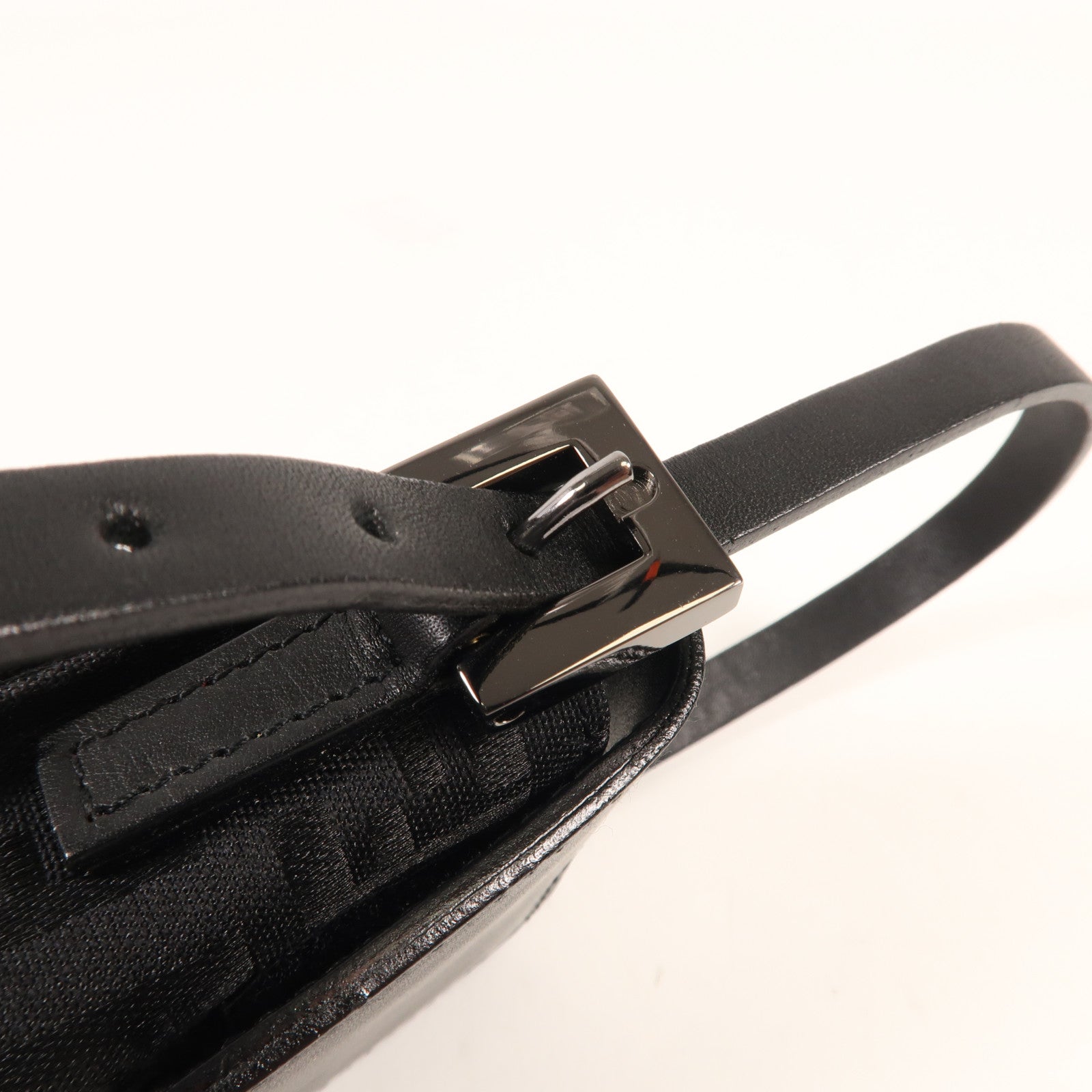 FENDI 帆布Zucchino Mini Handbag銀扣手挽袋